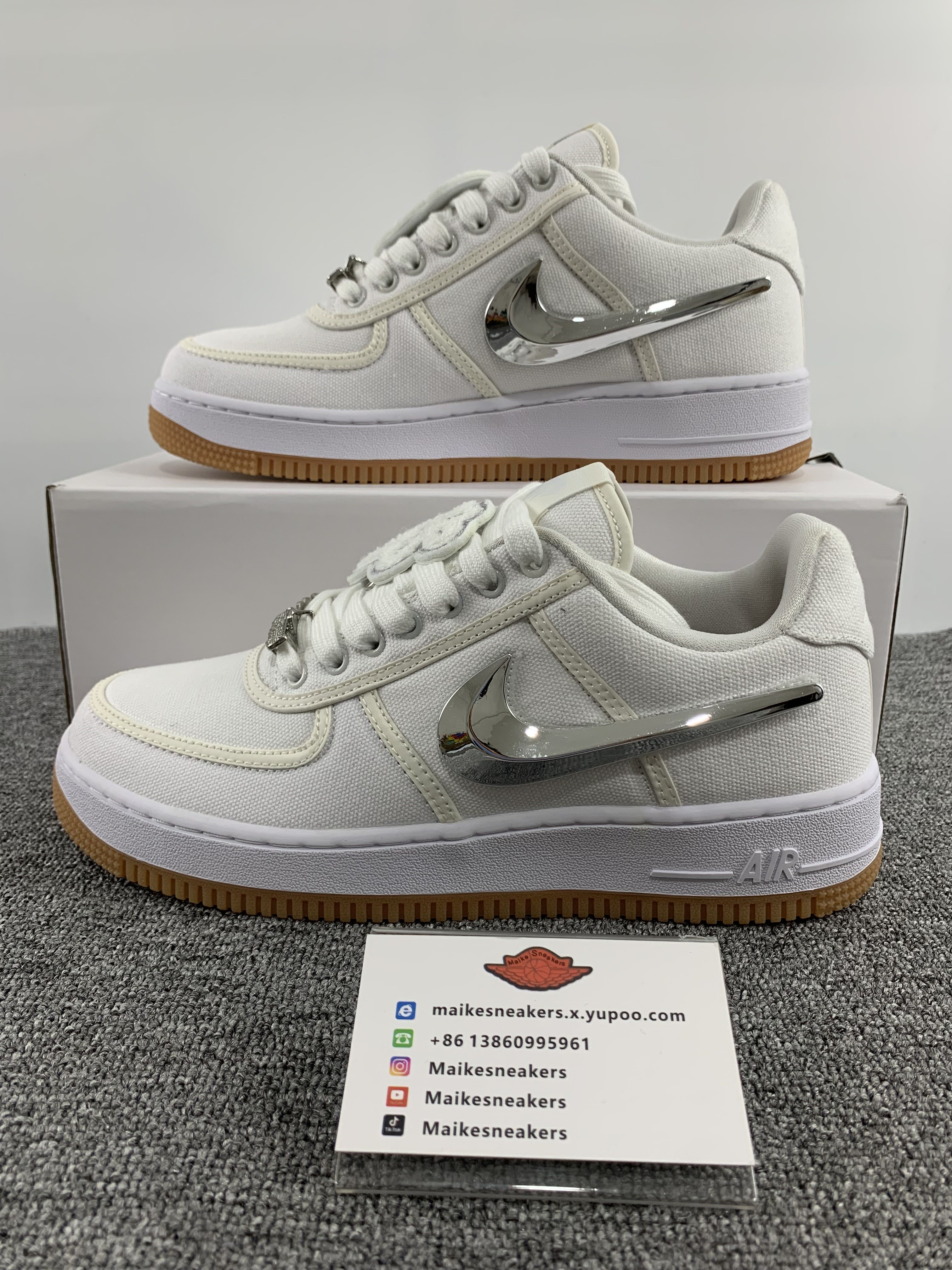 from SAIL men women travis scott x nike air force 1 top sneakers