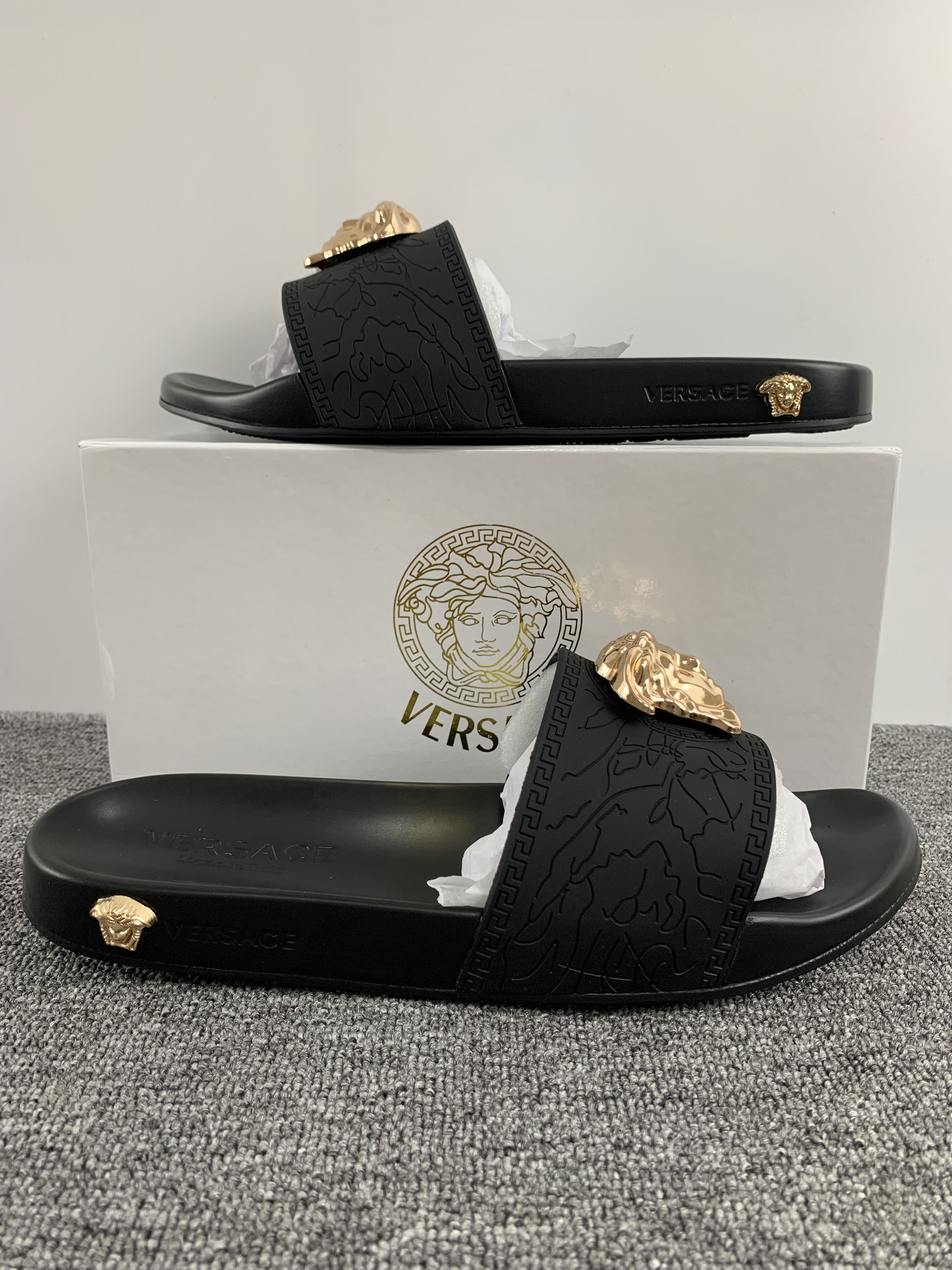 Men Women V*ersace Top Sandals