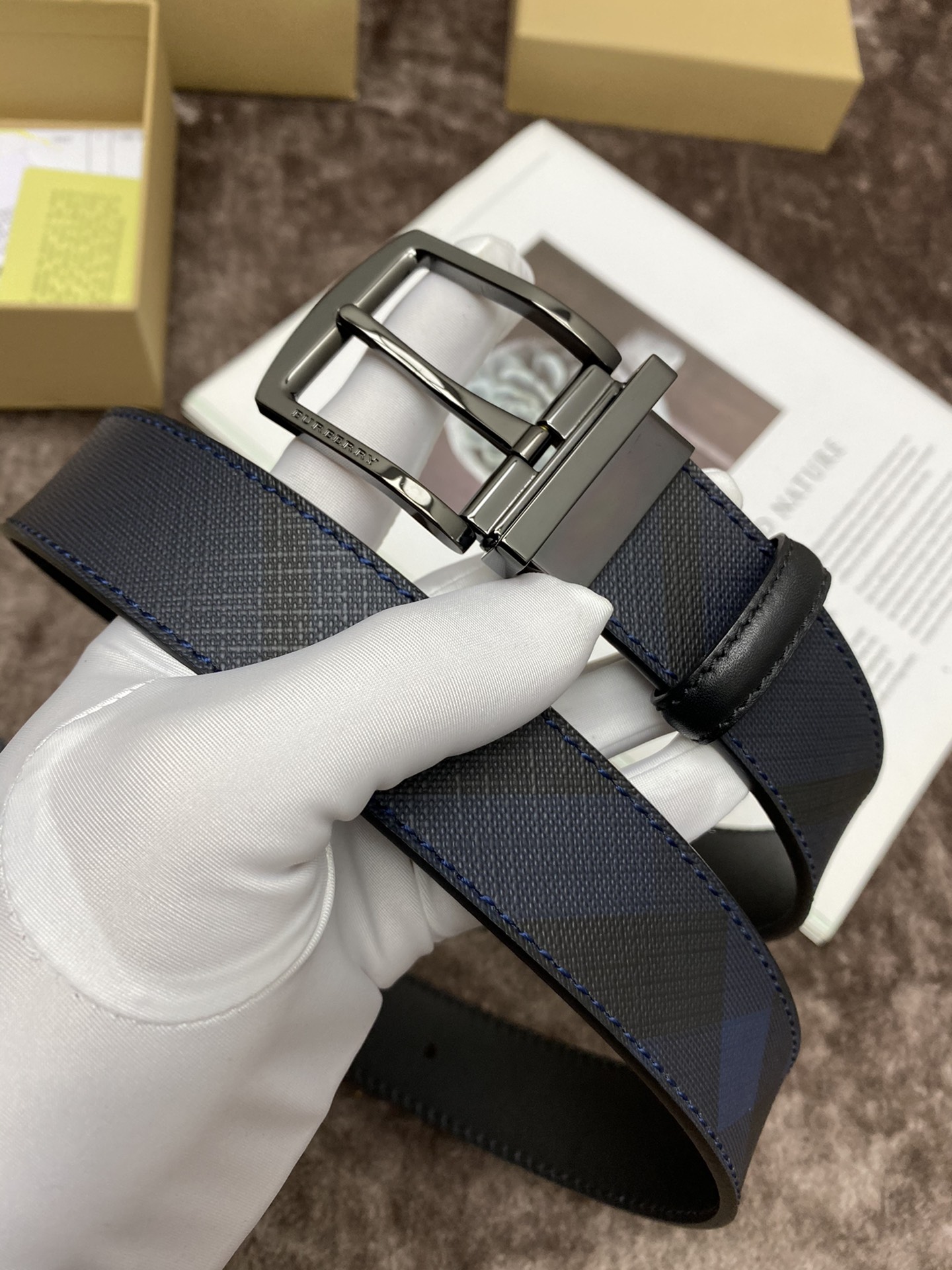 B*urberrry Belts Top Quality 35MM