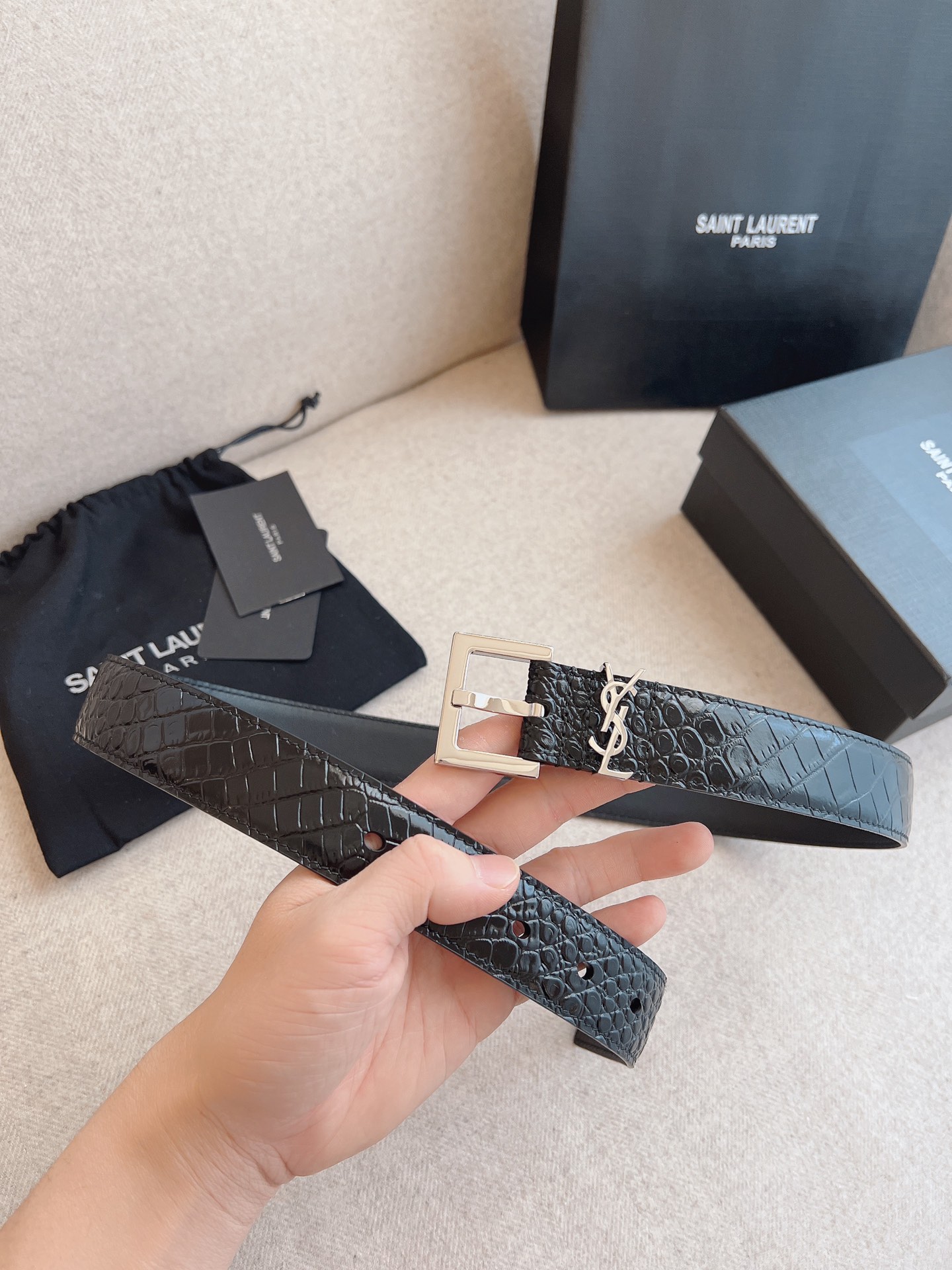 Y*SL Belts Top Quality 30MM