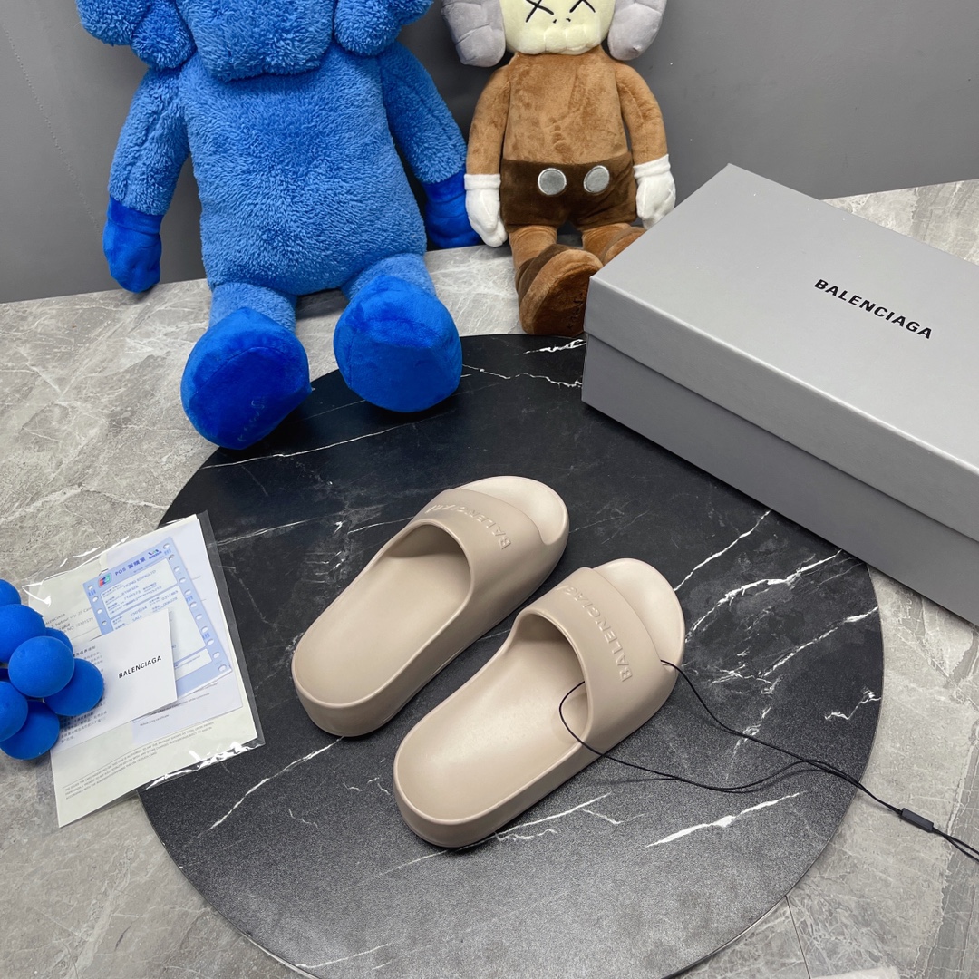 Men Women B*lenciaga Top slippers