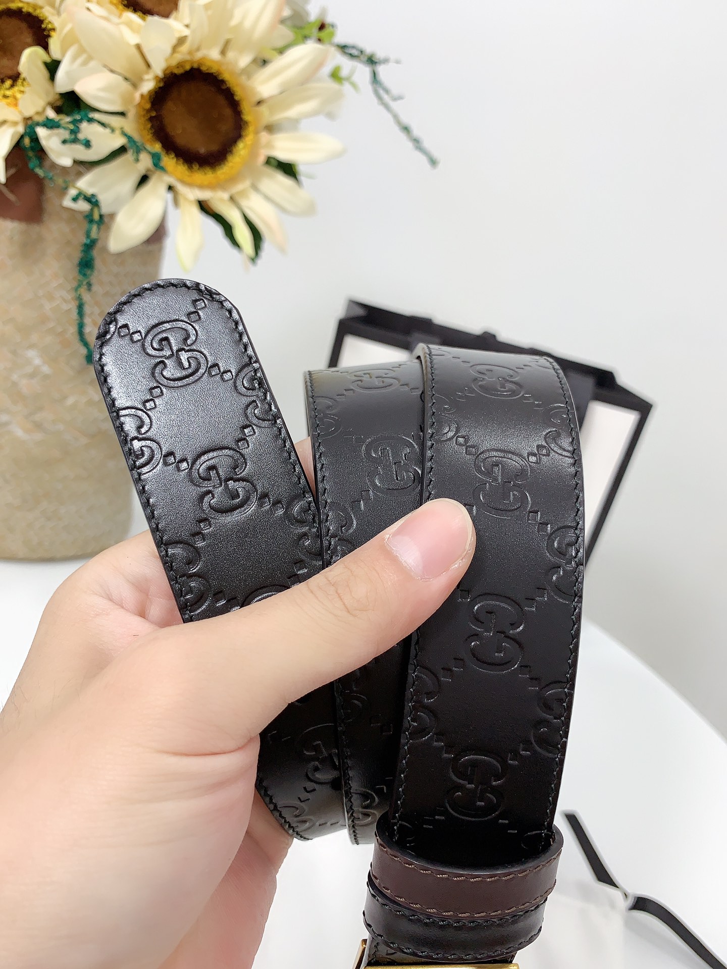 G*ucci Belts Top Quality 37MM