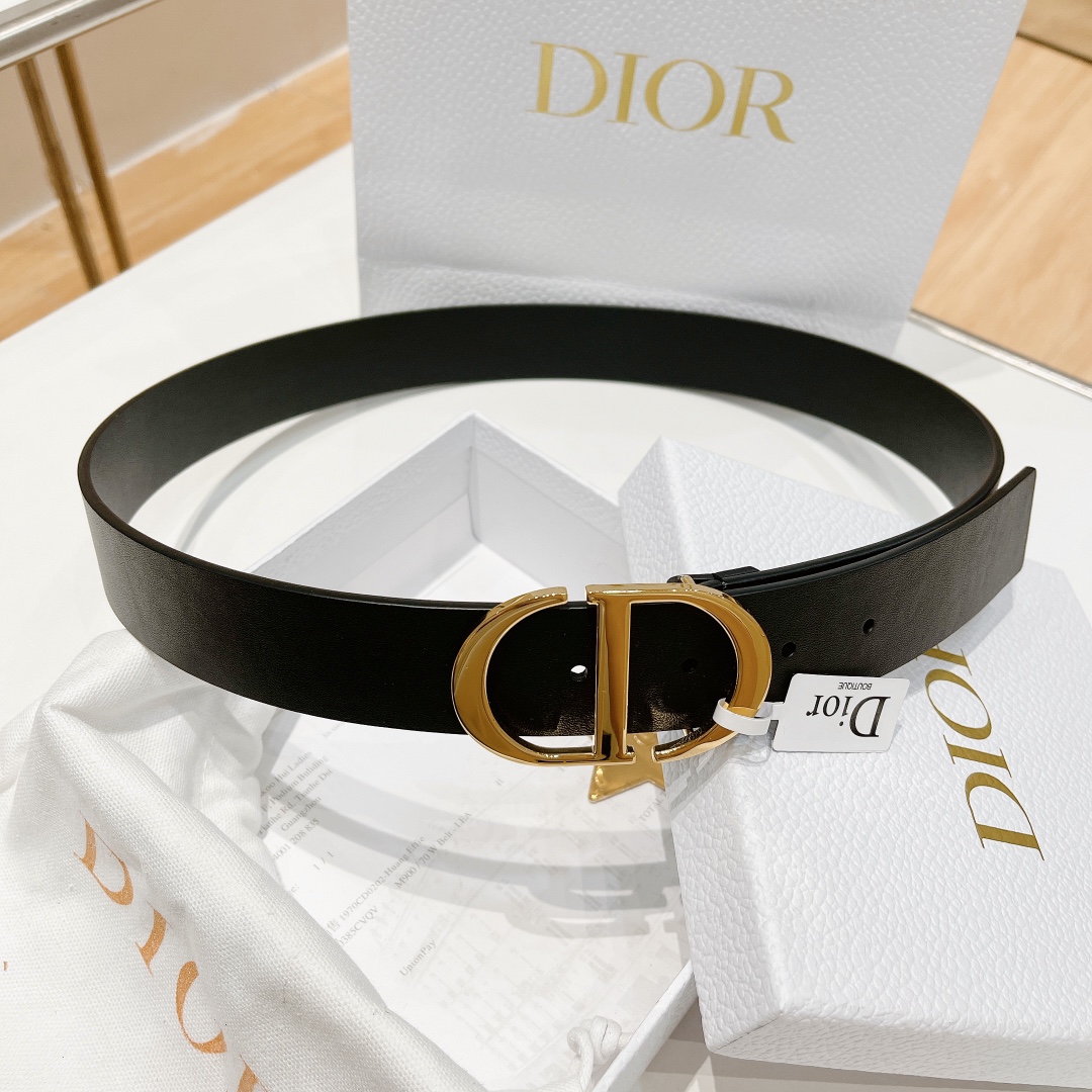 D*ior Belts Top Quality 35MM
