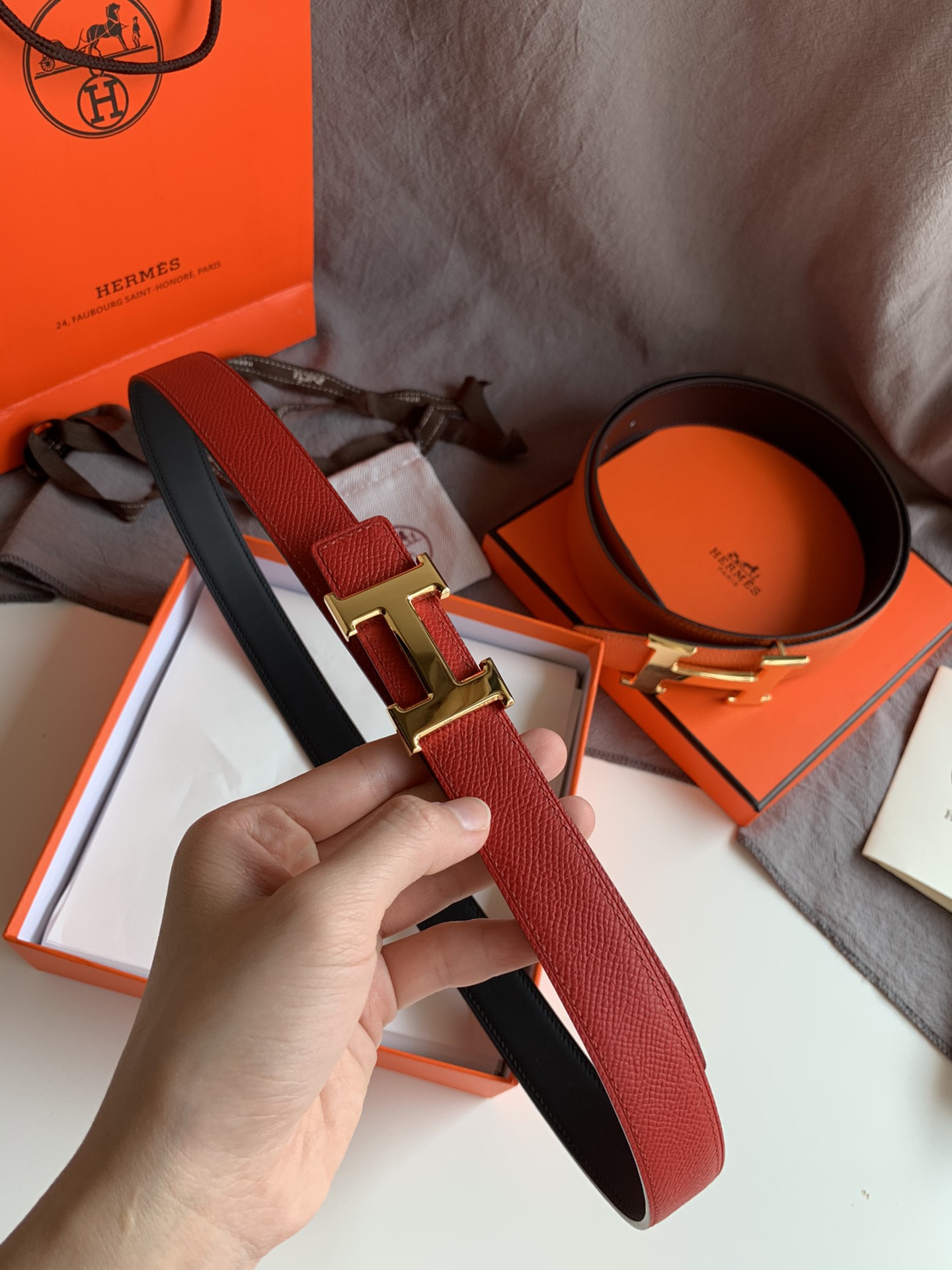 H*ermes Belts Top Quality 24MM