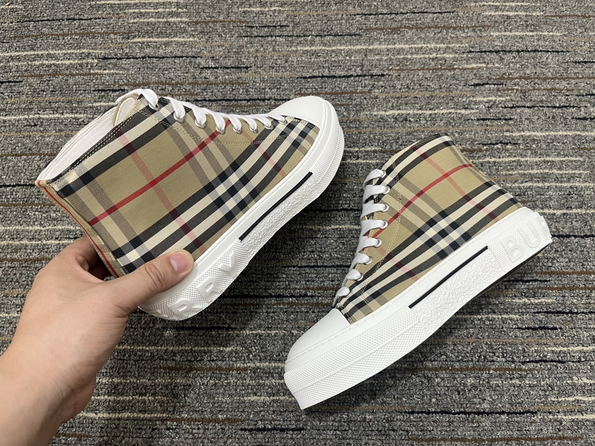 Men Women B*urberry Top Sneakers