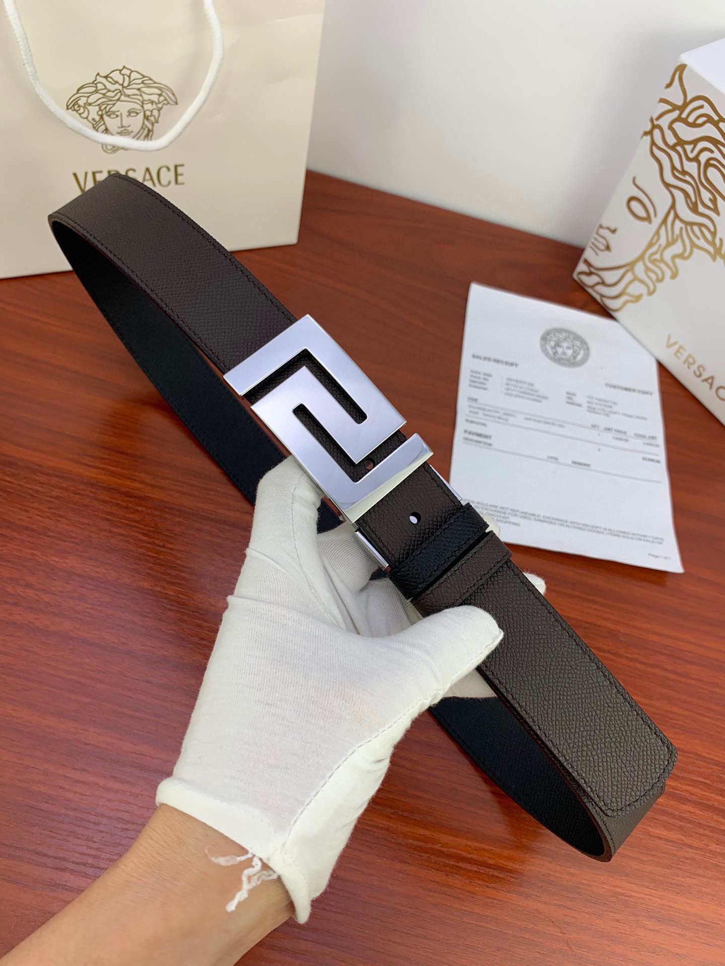 V*ersace Belts Top Quality 35MM