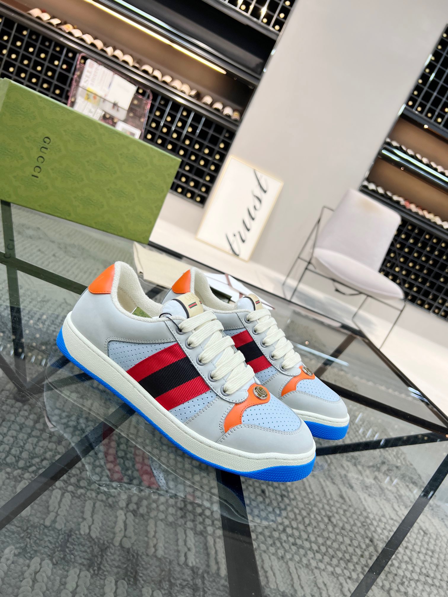 Men Women G*ucci Top Sneaker