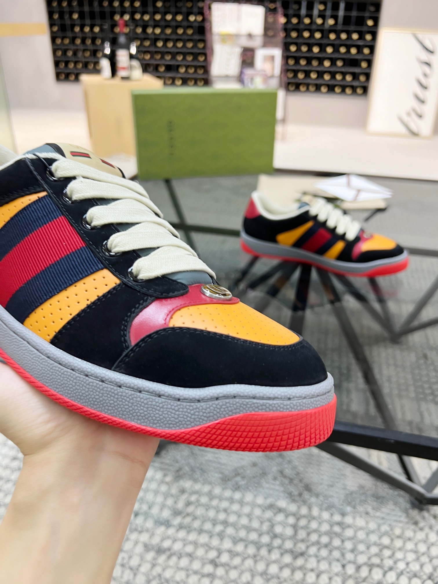 Men Women G*ucci Top Sneaker