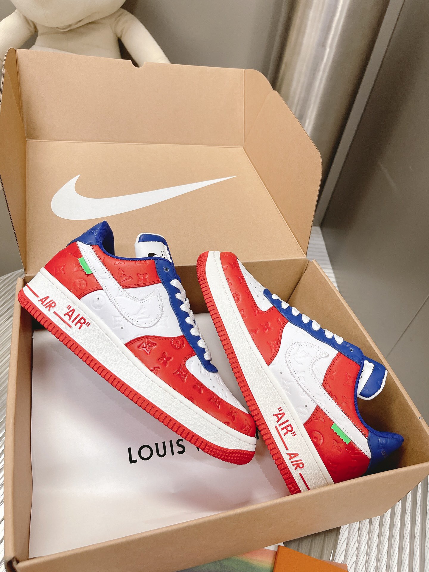 from Men L*ouis V*uitton x OFF-WHITE x Nike Top Sneakers