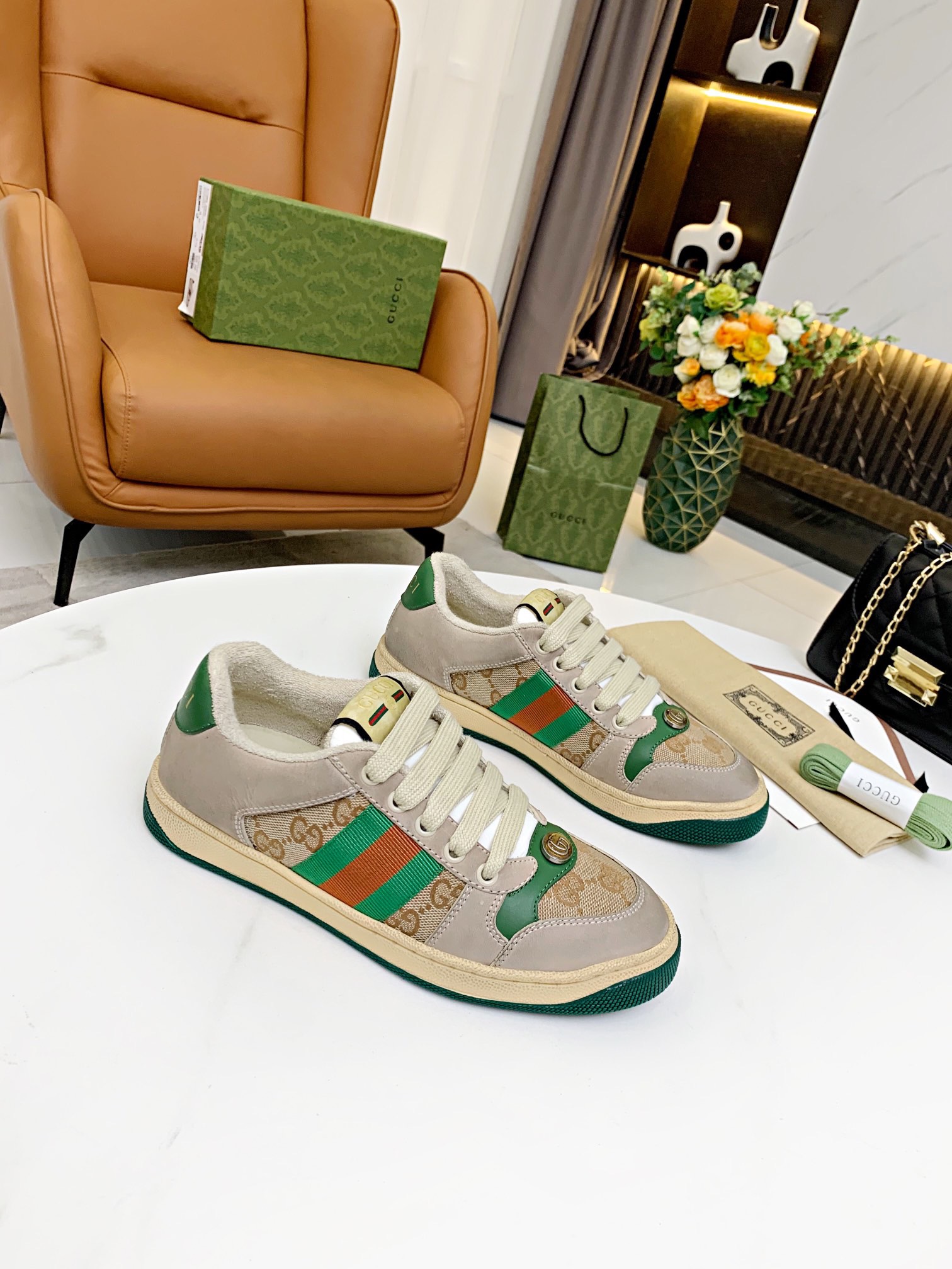 Men Women G*ucci Top Sneaker