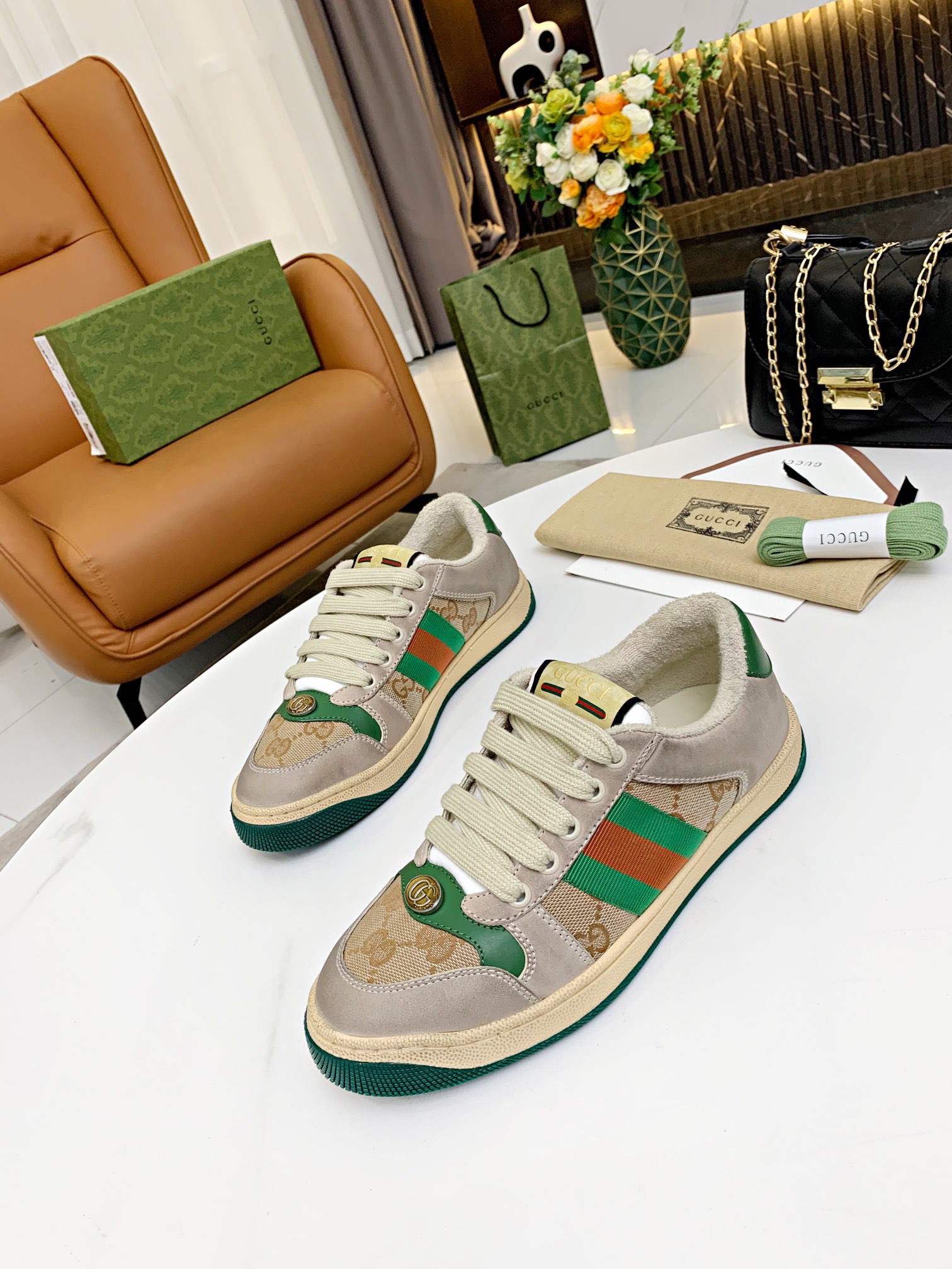 Men Women G*ucci Top Sneaker