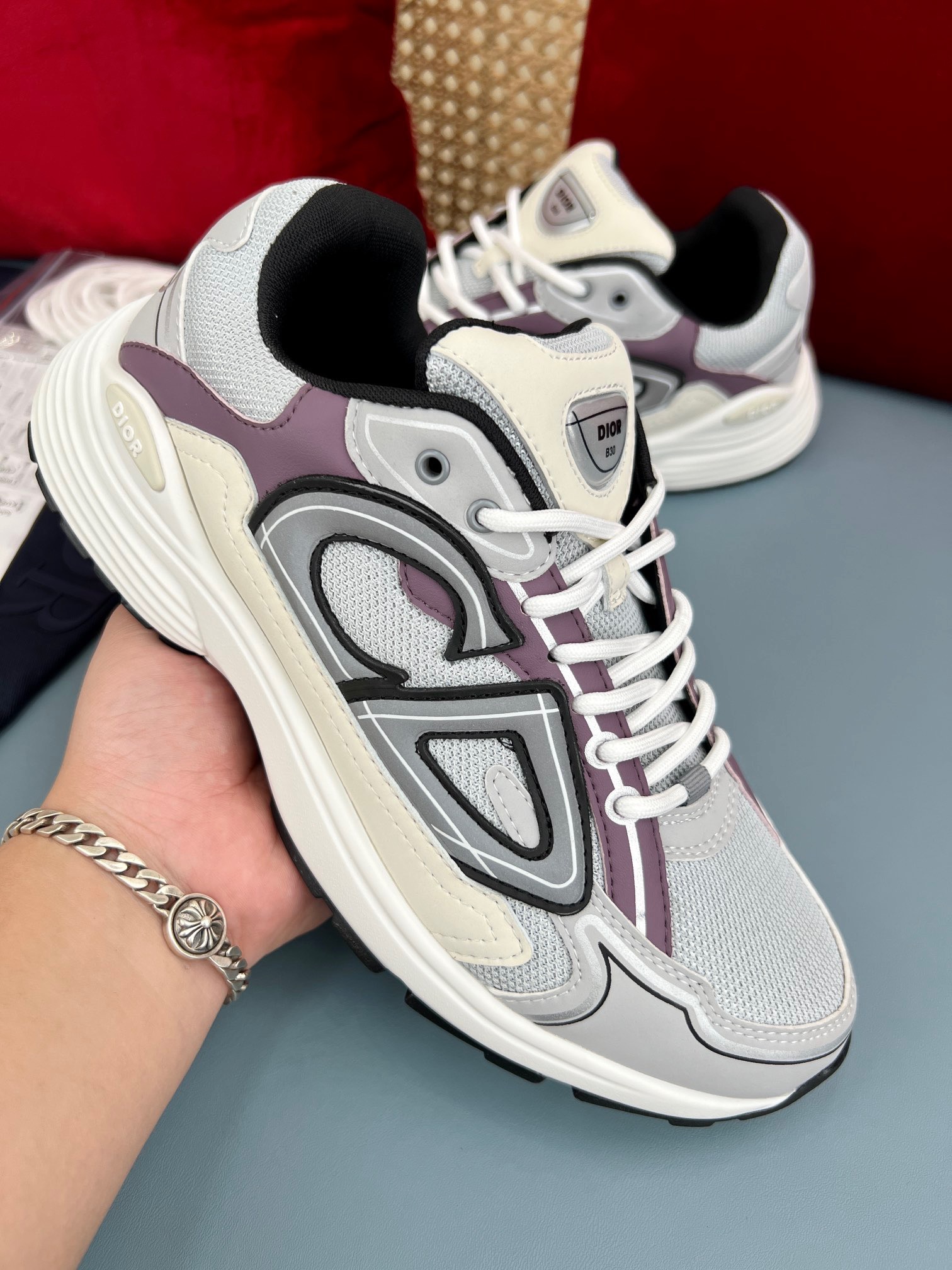 Men Women D*ior b30 Top Sneaker