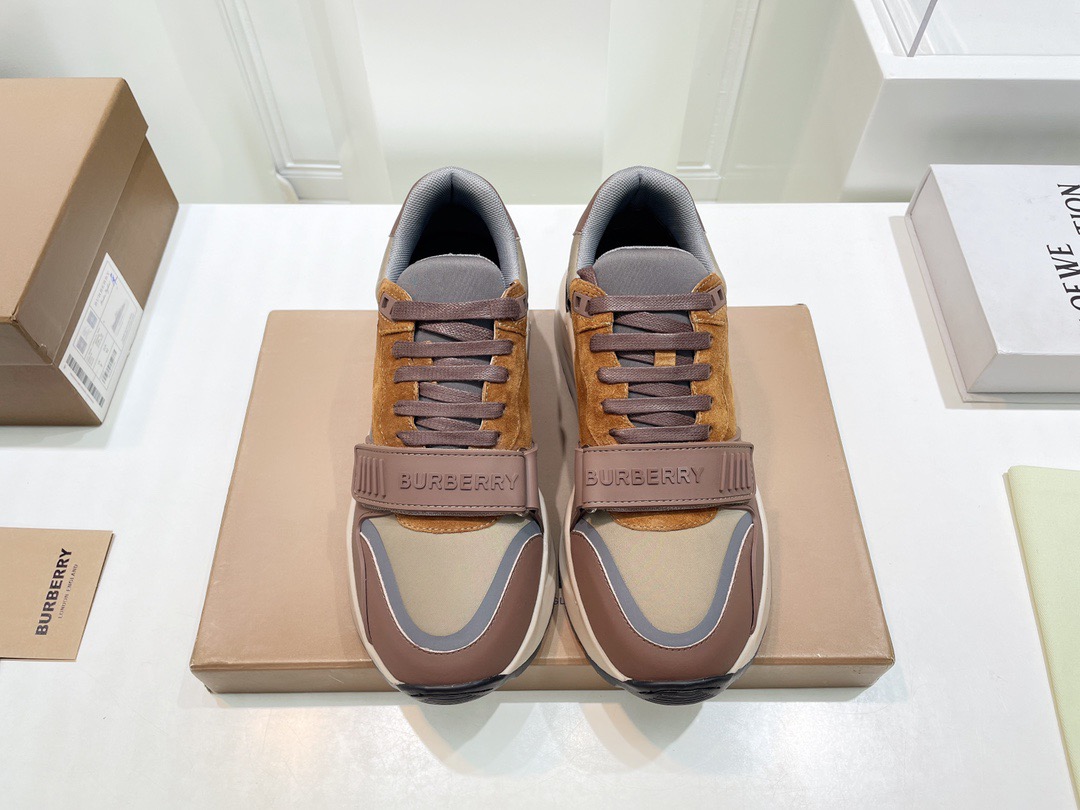 Men Women B*urberry Top Sneakers