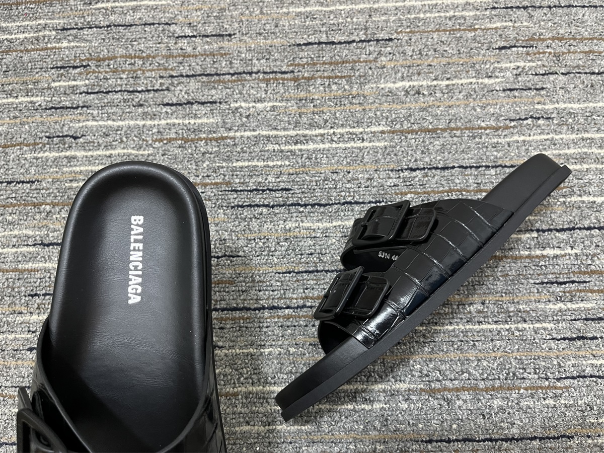 Men B*alenciaga Top Slippers