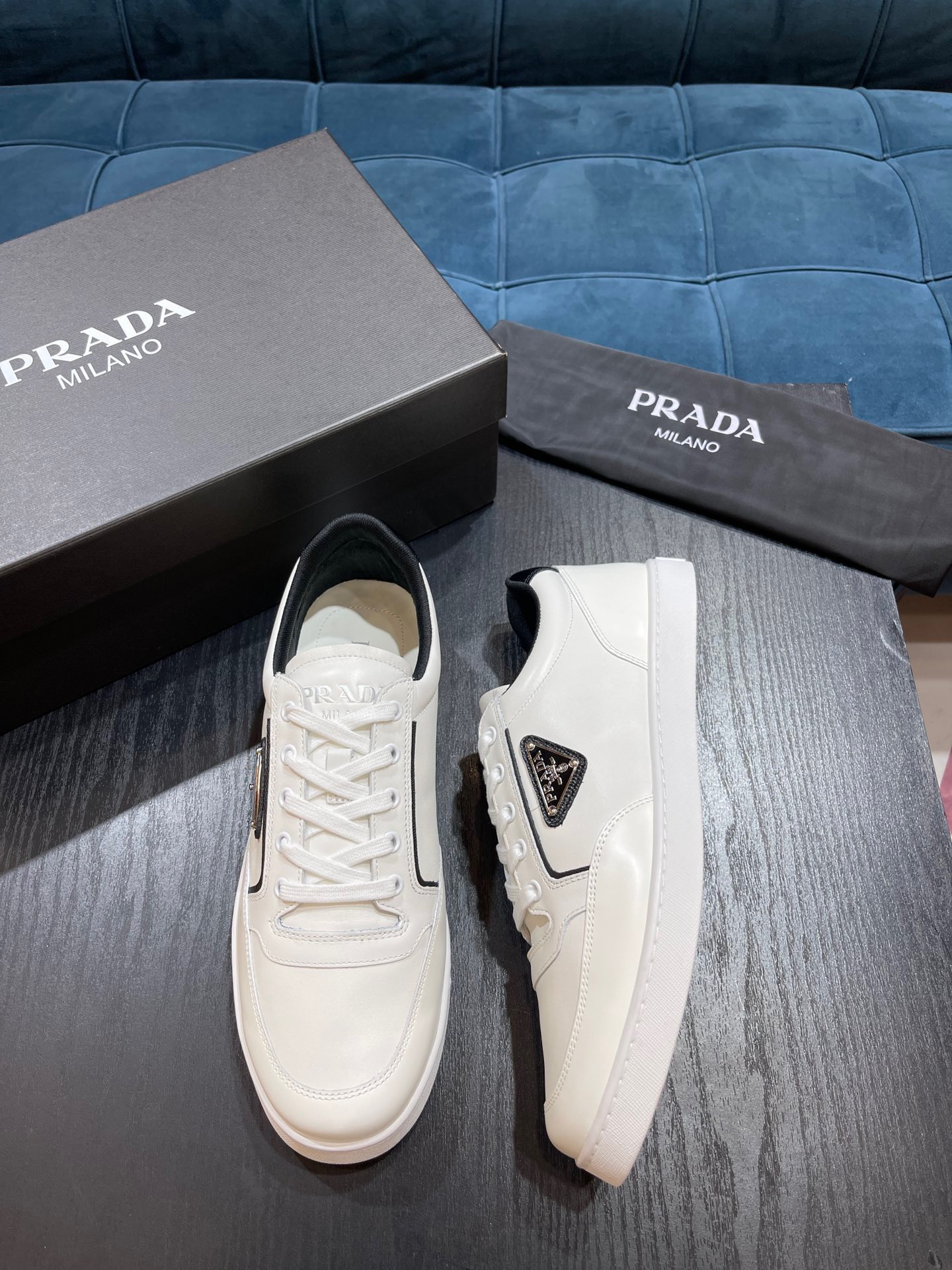 Men P*rada Top Sneaker