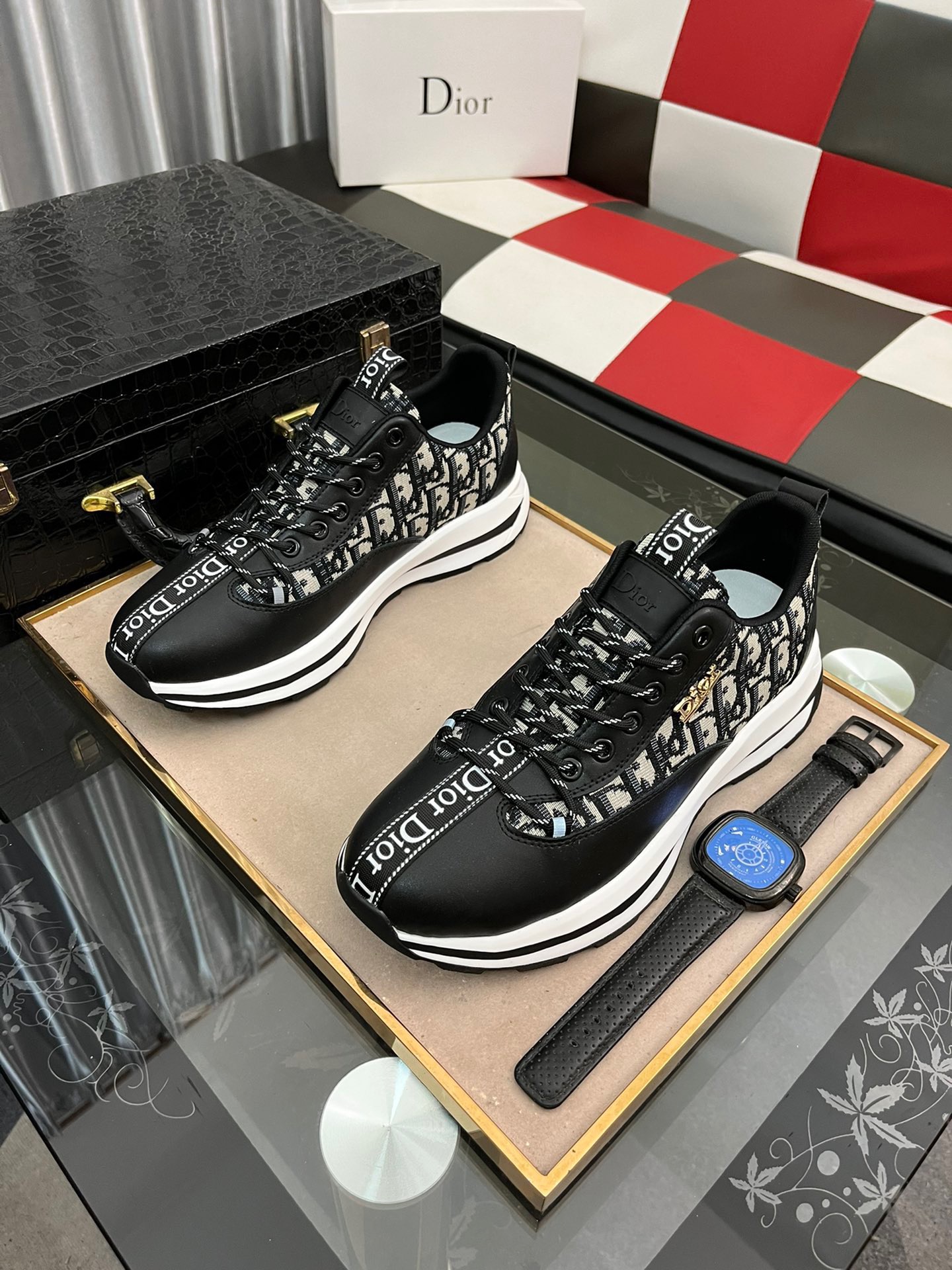 Men D*ior b30 Top Sneaker