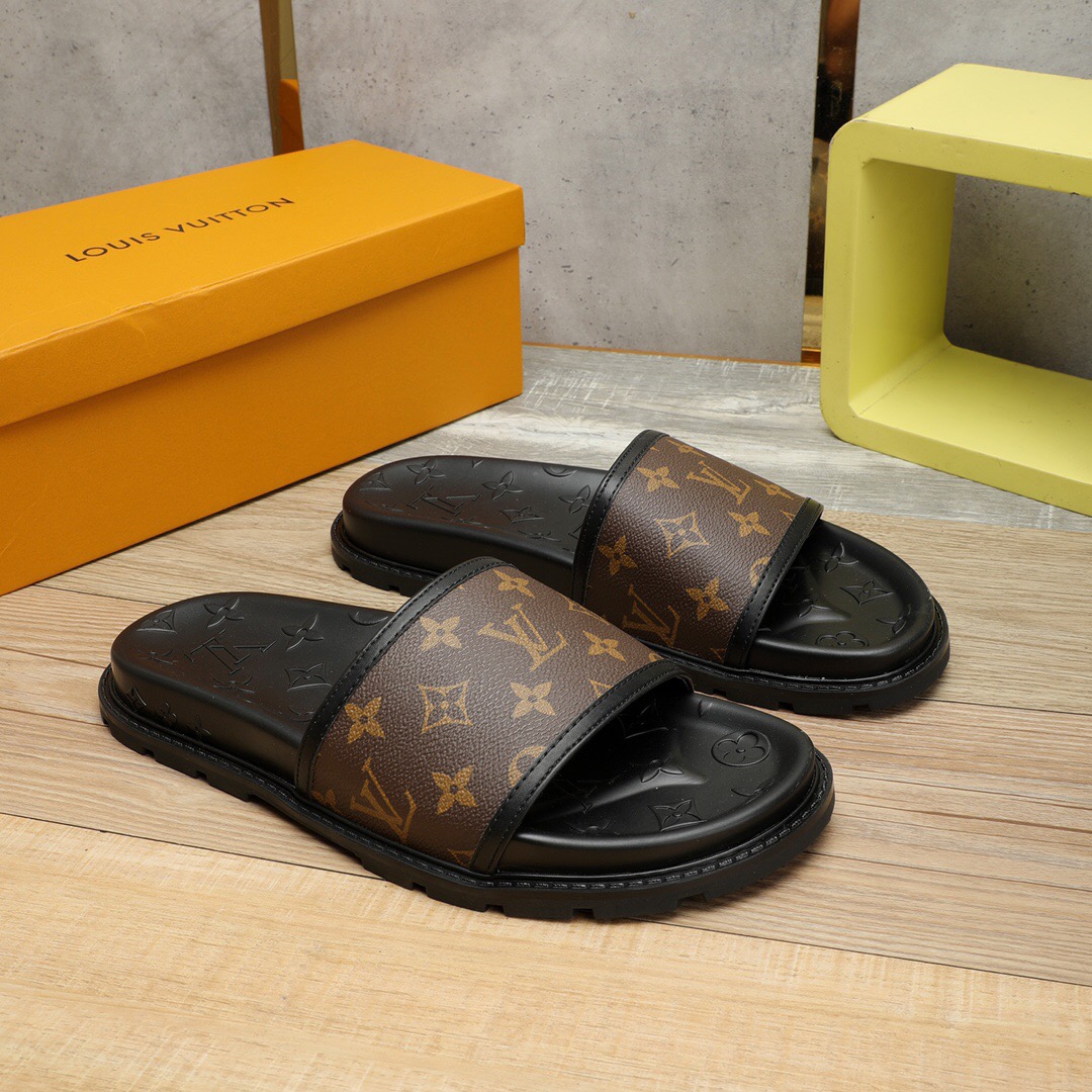 Men L*ouis V*uittonTop Slippers