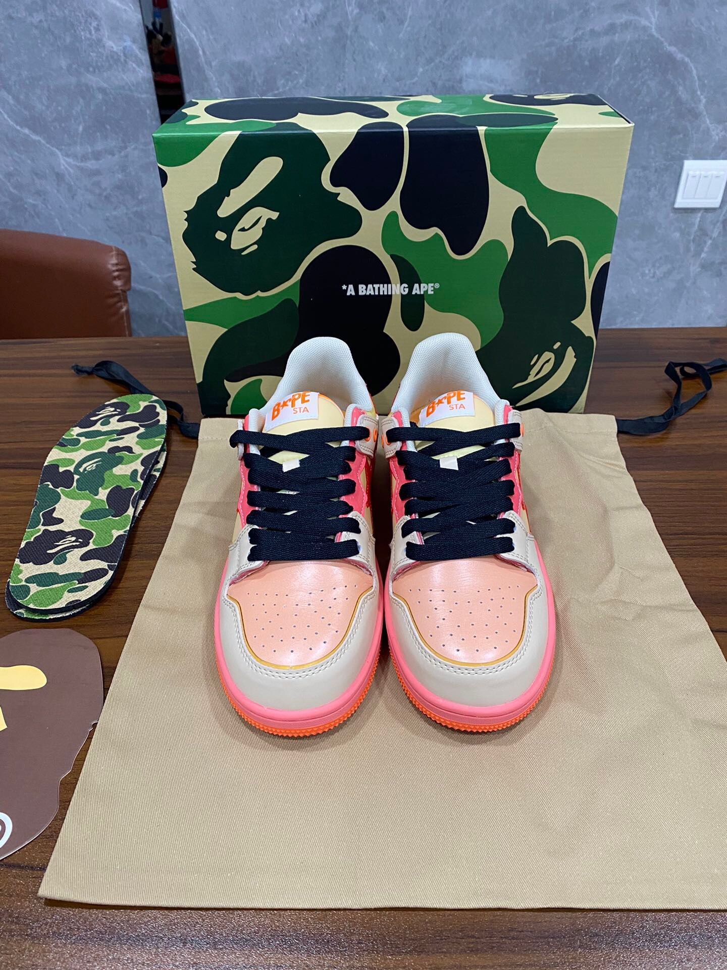 Men Women B*ape Top Sneaker