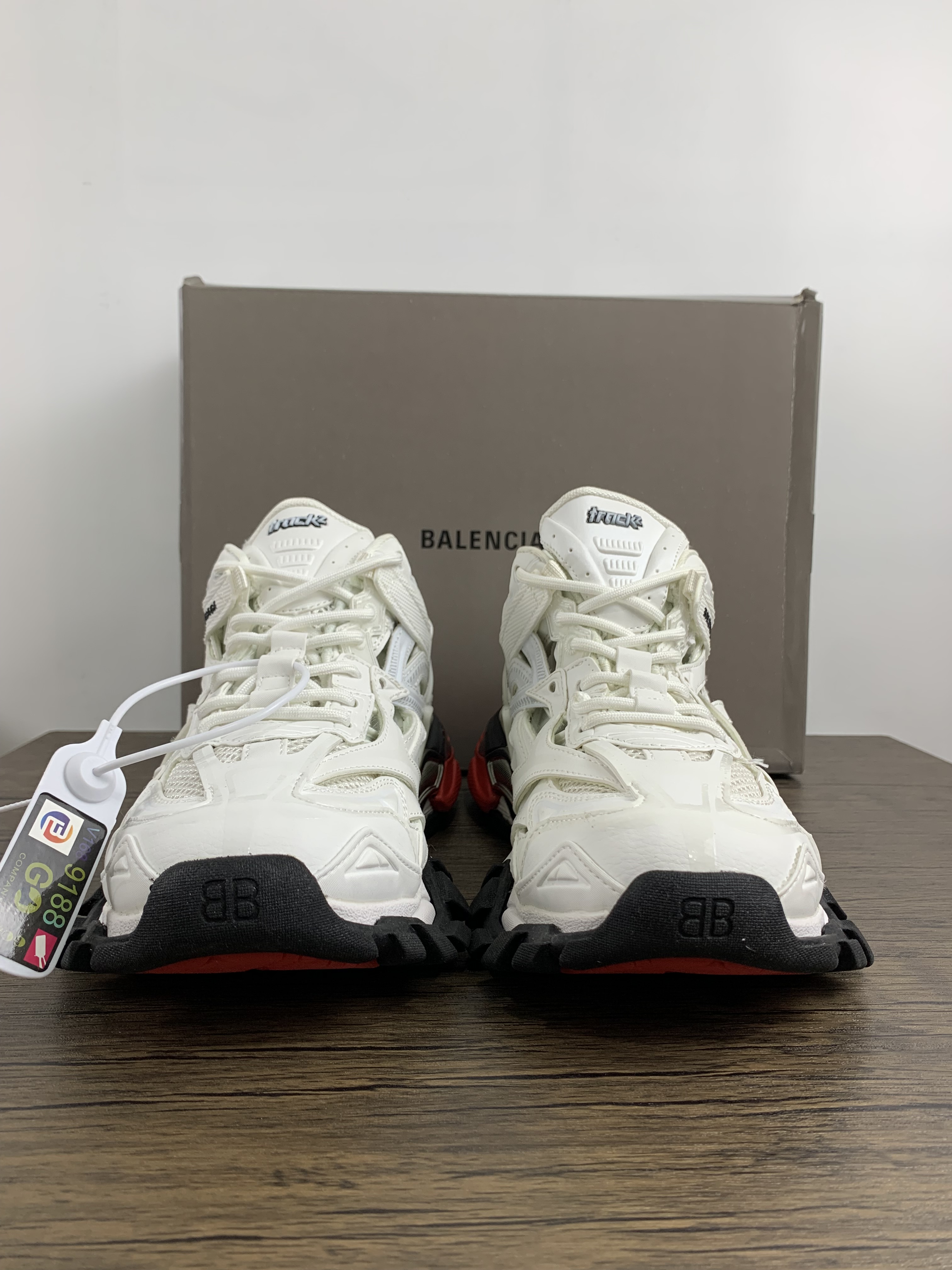 Men Women B*alenciaga Track Top Sneakers