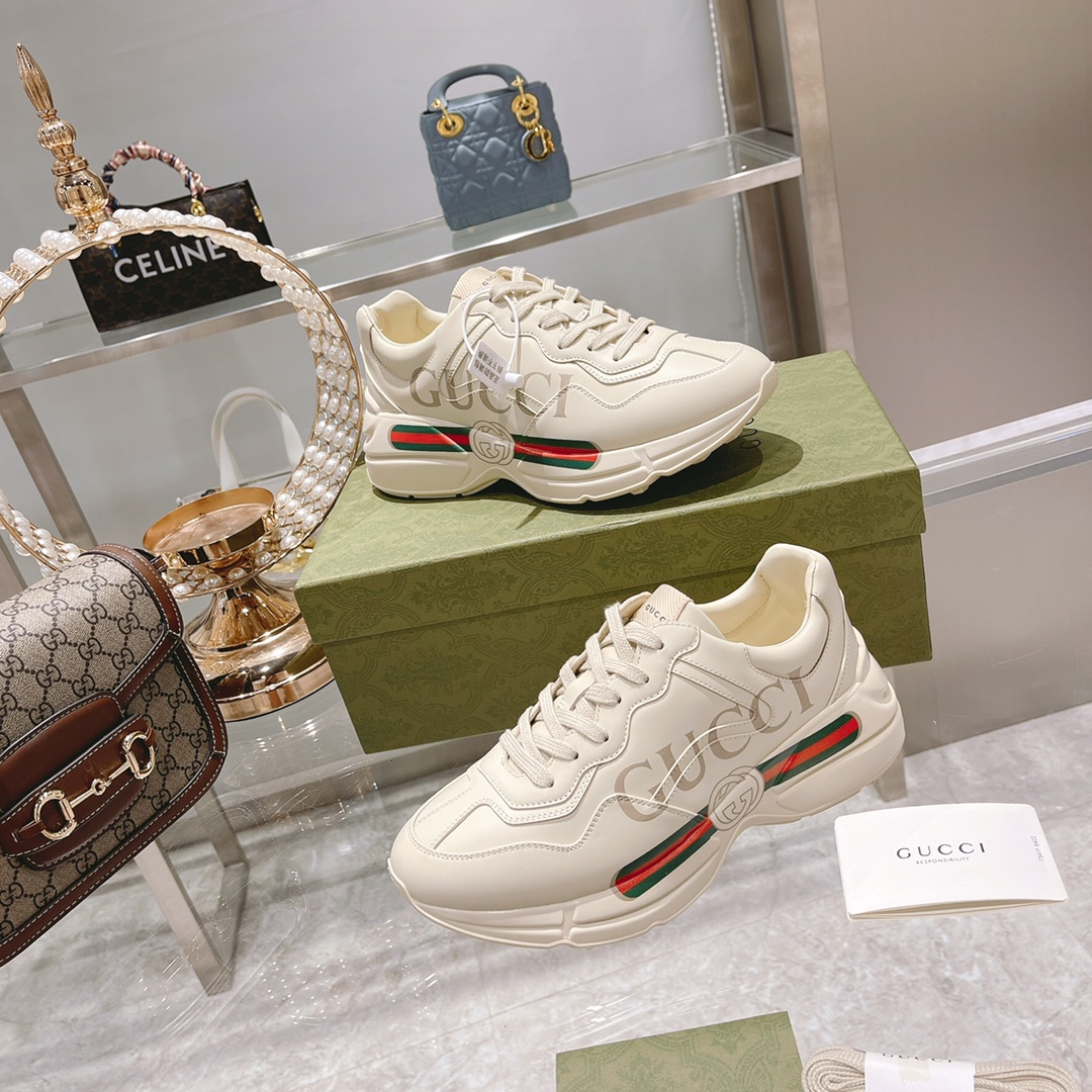 Men Women G*ucci Top Sneaker