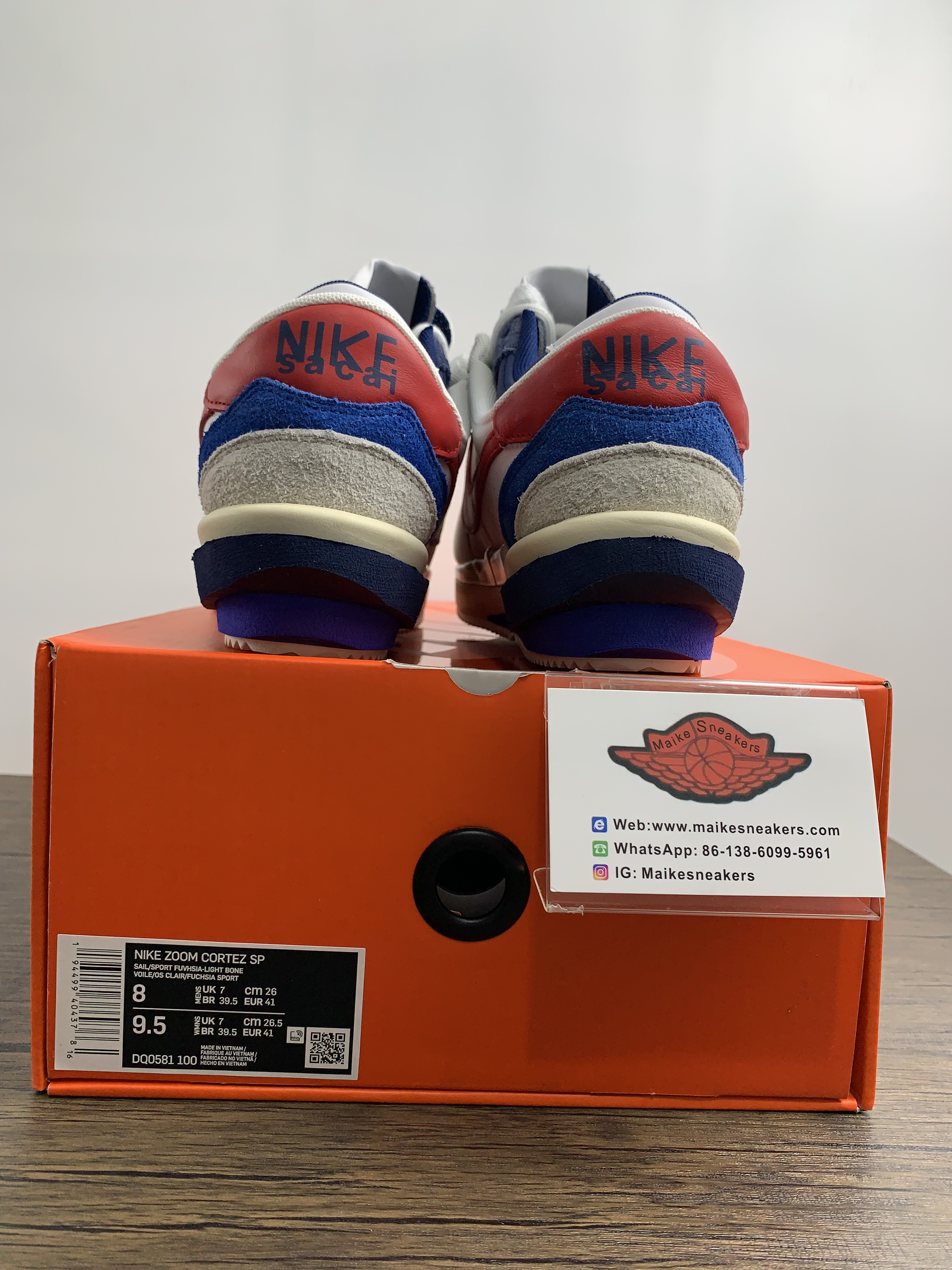 from Sacai x NIKE air Zoom Cortez 4.0 DQ0581-001