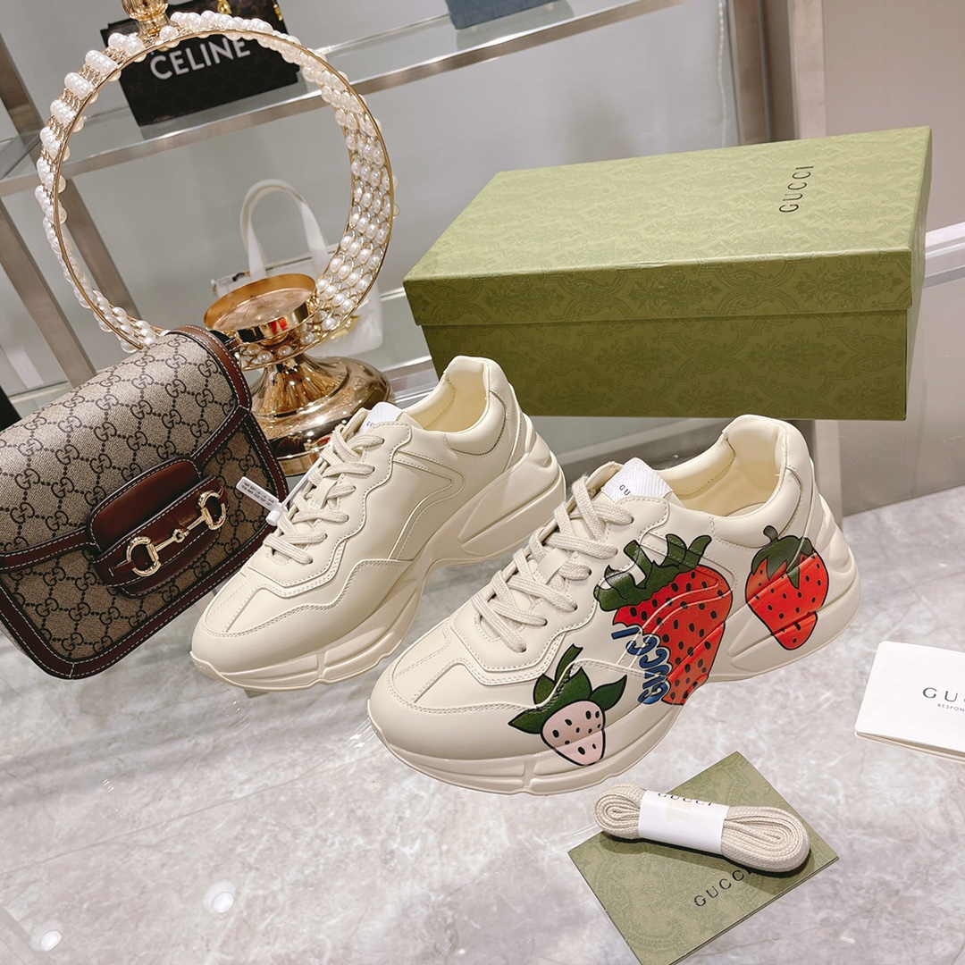 Men Women G*ucci Top Sneaker