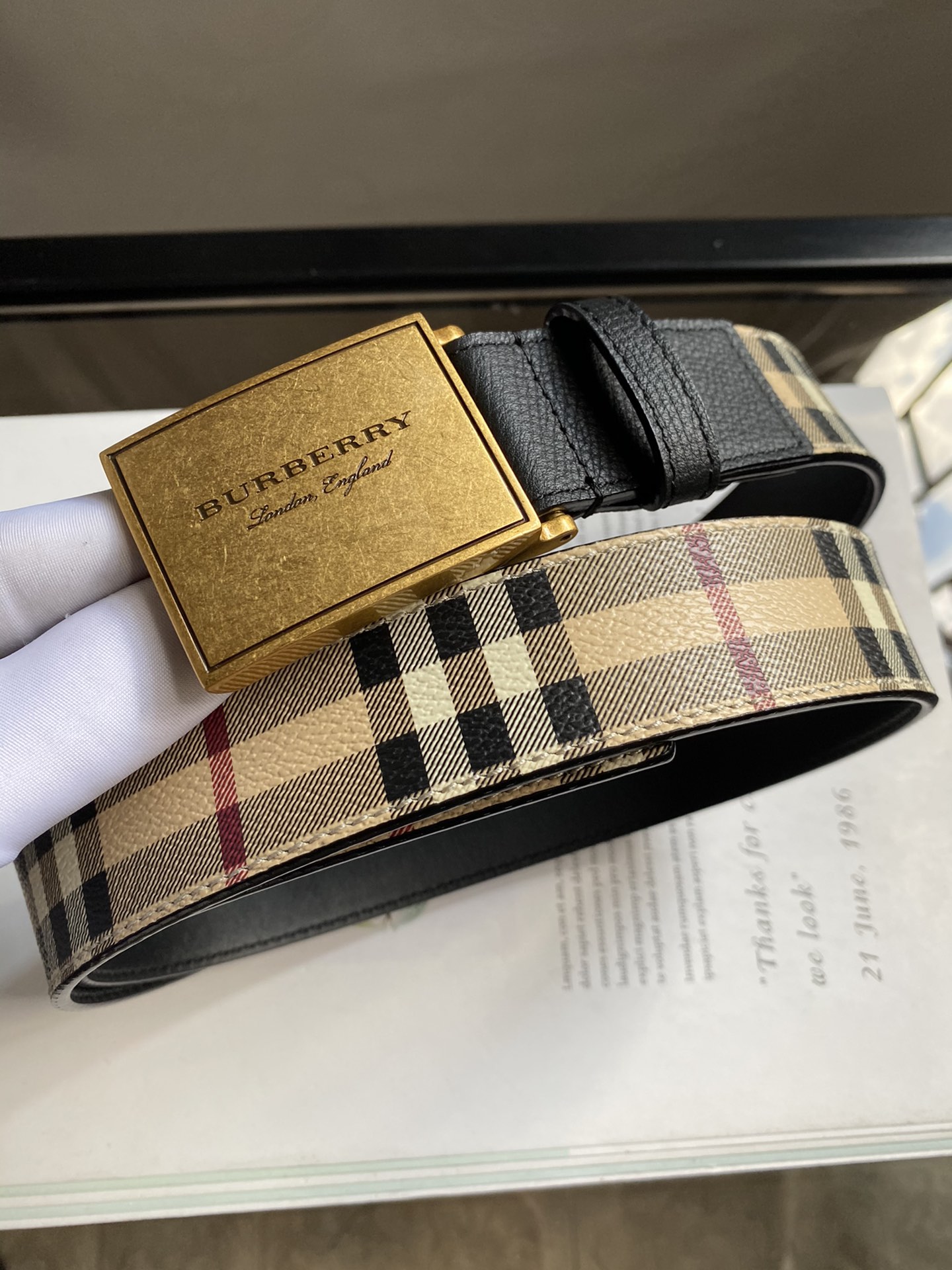 B*urberrry Belts Top Quality 35MM