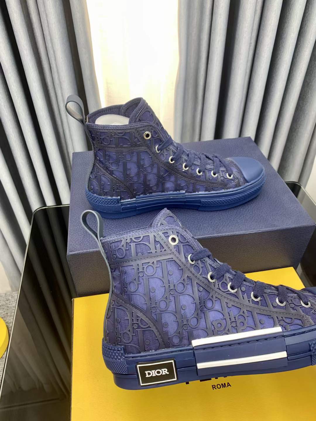 Men Women D*ior Top Sneakers