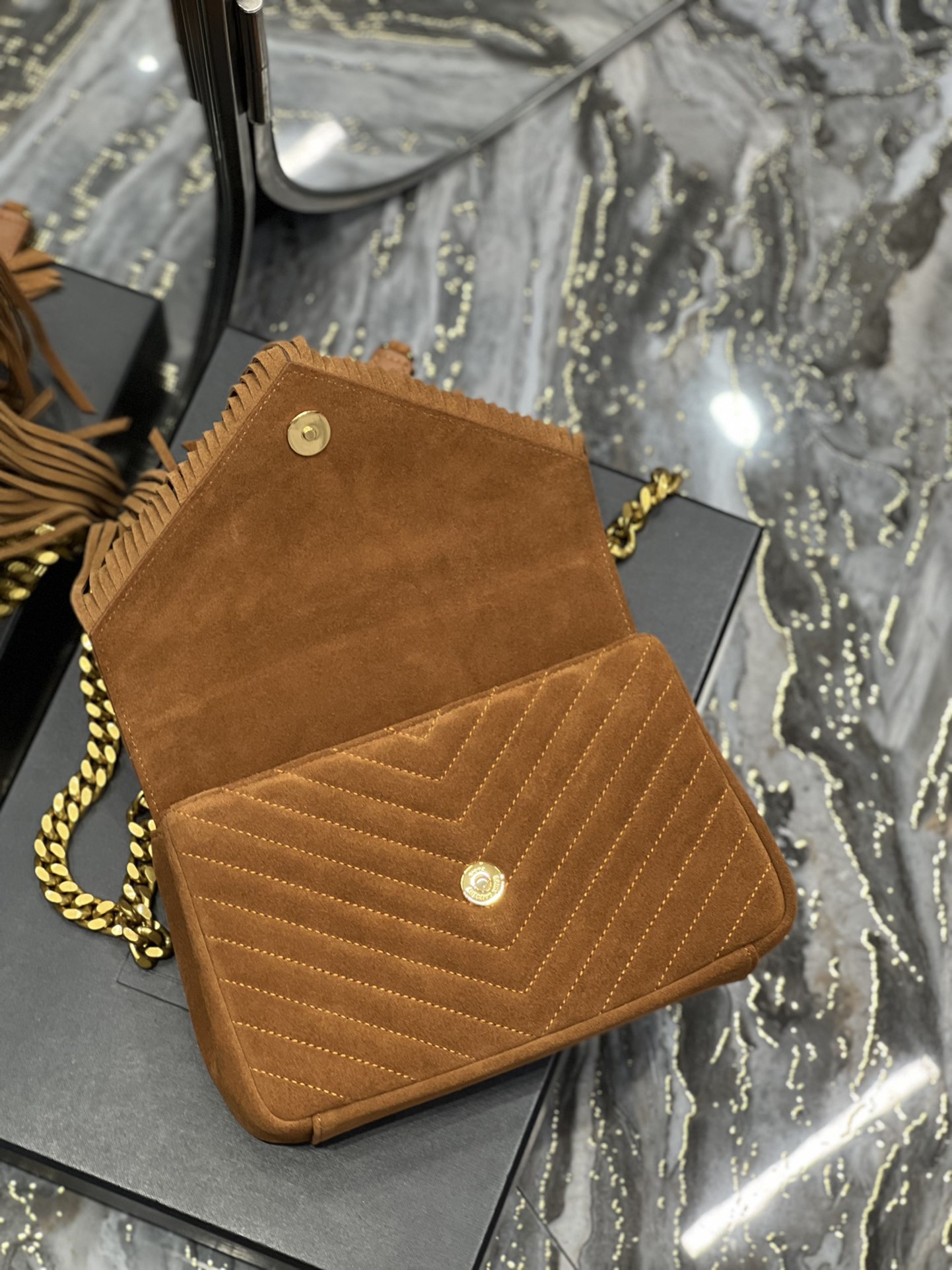 Y*SL Bag Top Quality 24*17*6CM