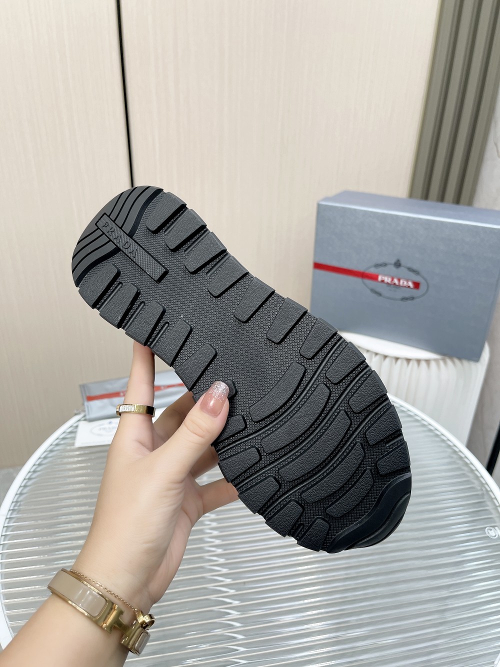 Men P*rada Top Sneaker ( )