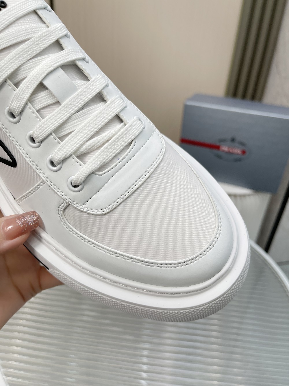 Men P*rada Top Sneaker ( )