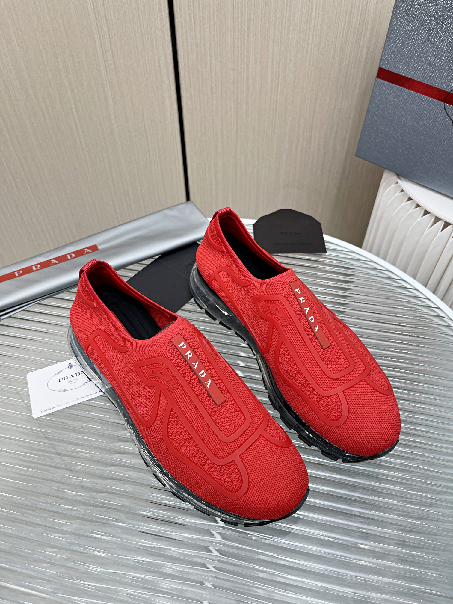 Men P*rada Top Sneaker ( )