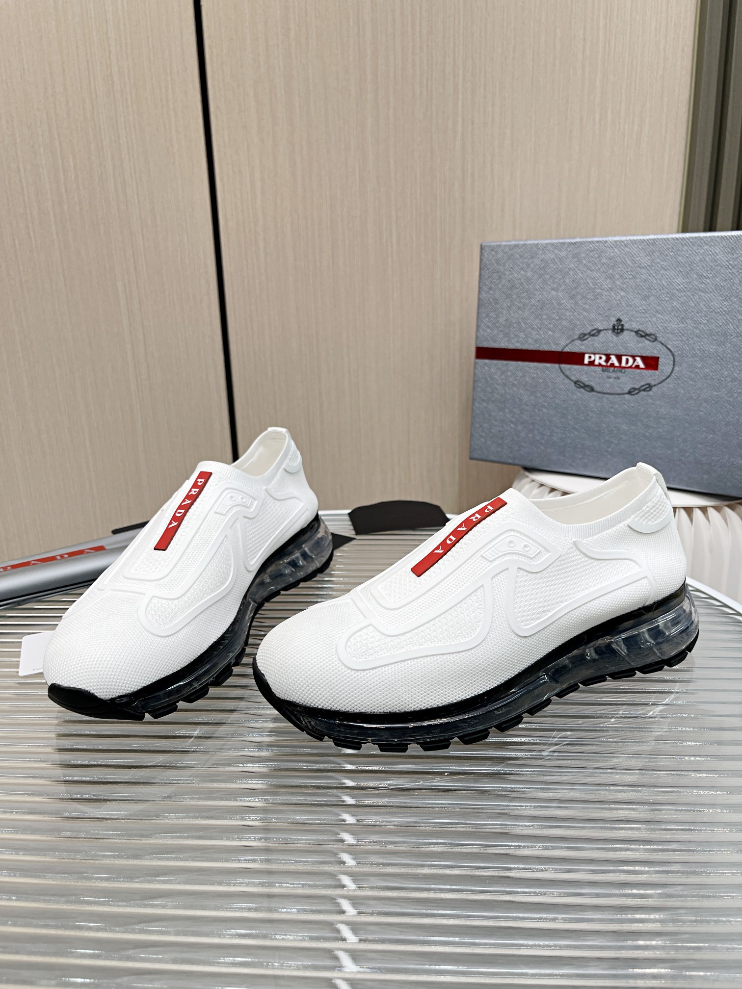 Men P*rada Top Sneaker （ ）