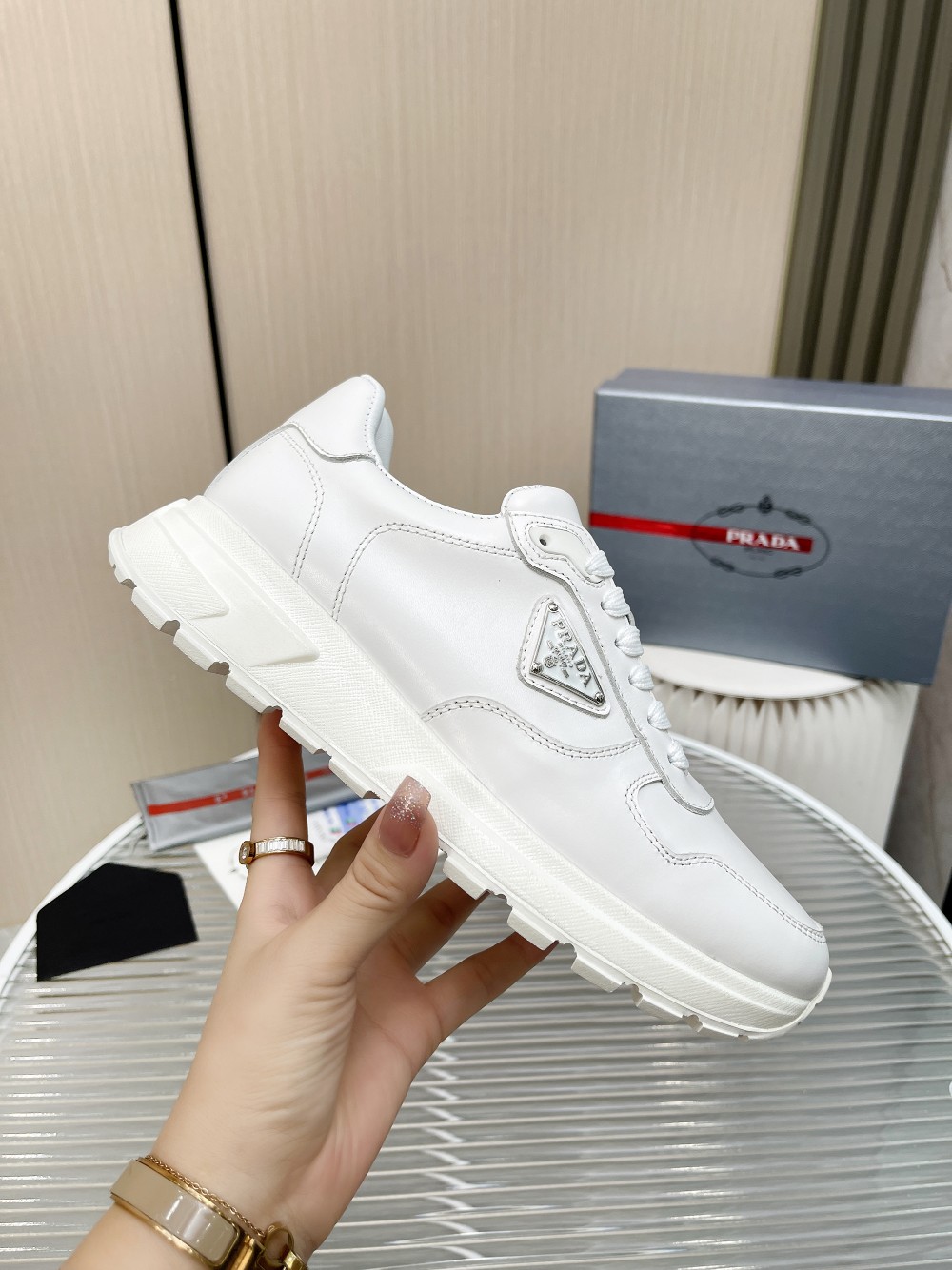 Men P*rada Top Sneaker （ ）