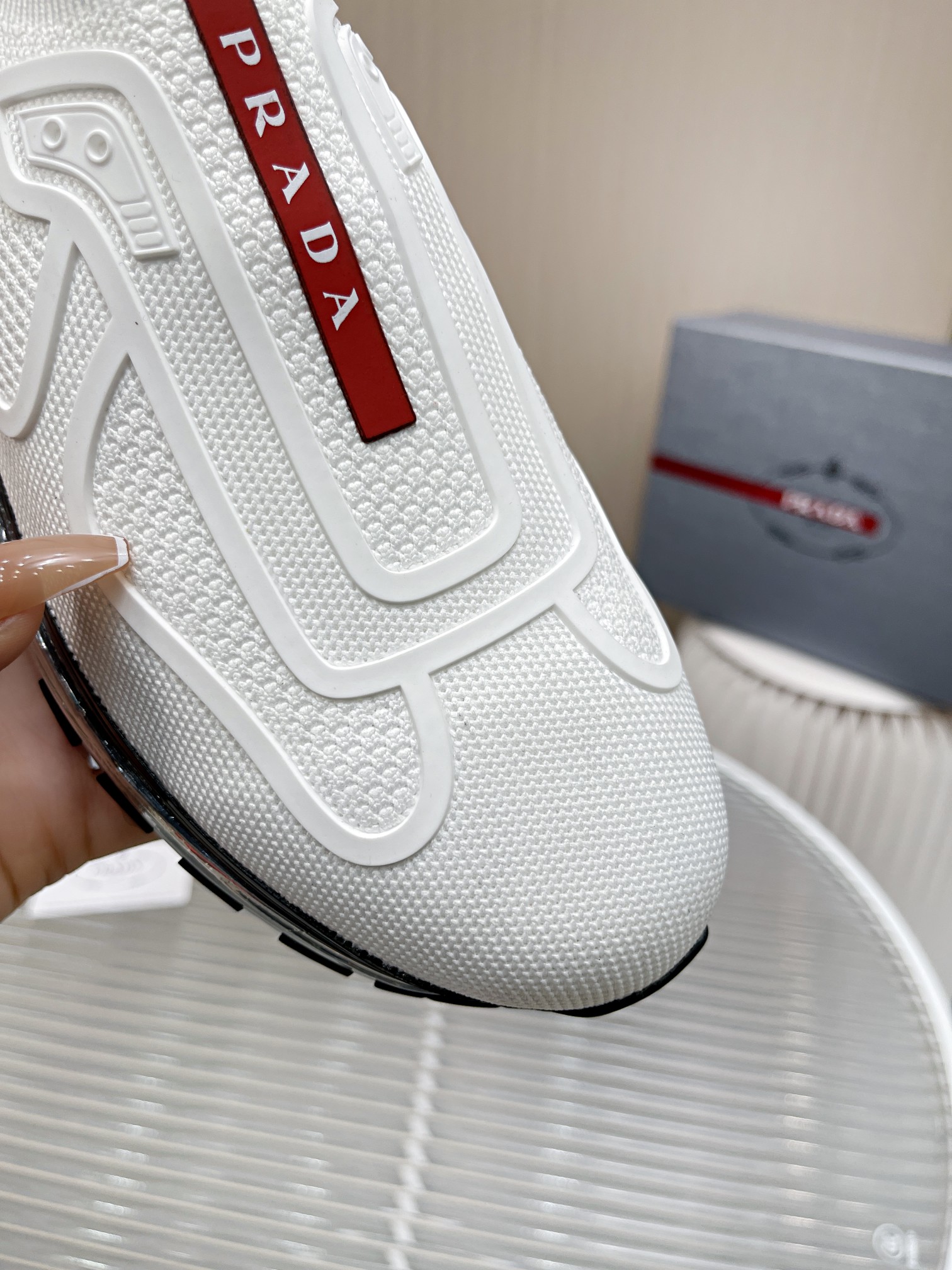 Men P*rada Top Sneaker （ ）