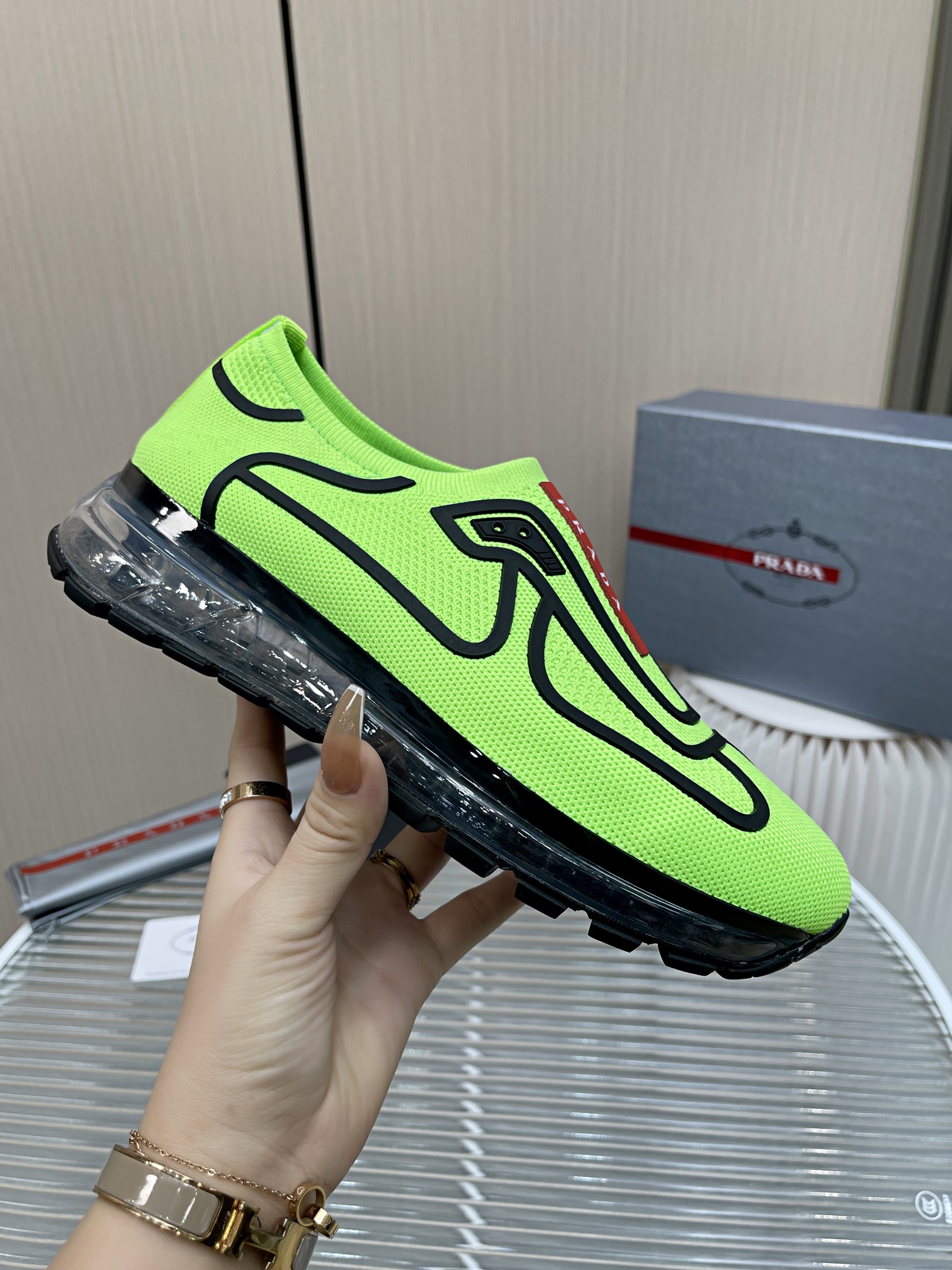 Men P*rada Top Sneaker （ ）