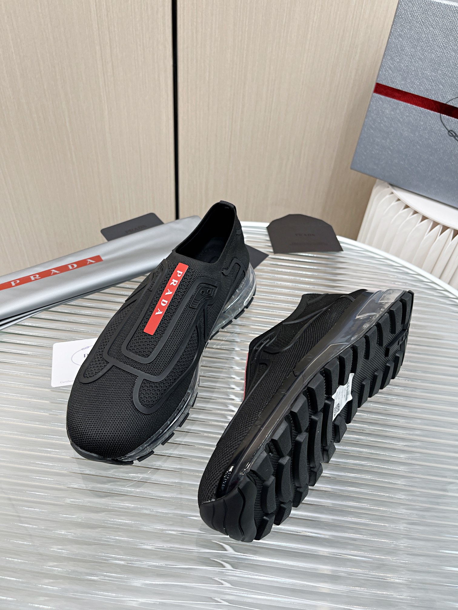 Men P*rada Top Sneaker ( )