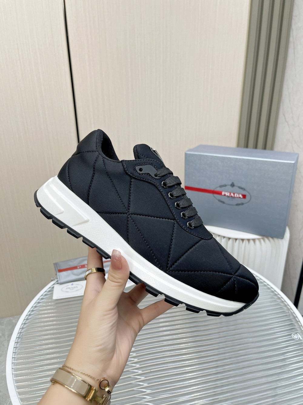 Men P*rada Top Sneaker （ ）