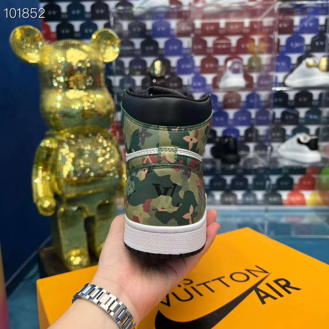 Men Women L*ouis V*uitton x NIKE Air Jordan 1 Sneakers Maikesneakers