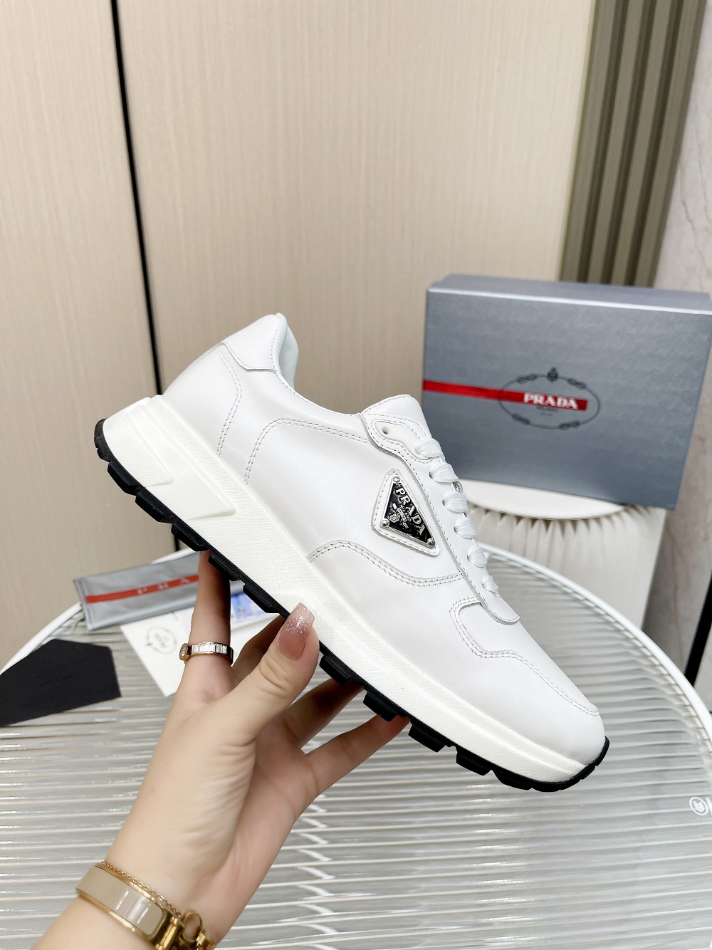 Men P*rada Top Sneaker （ ）