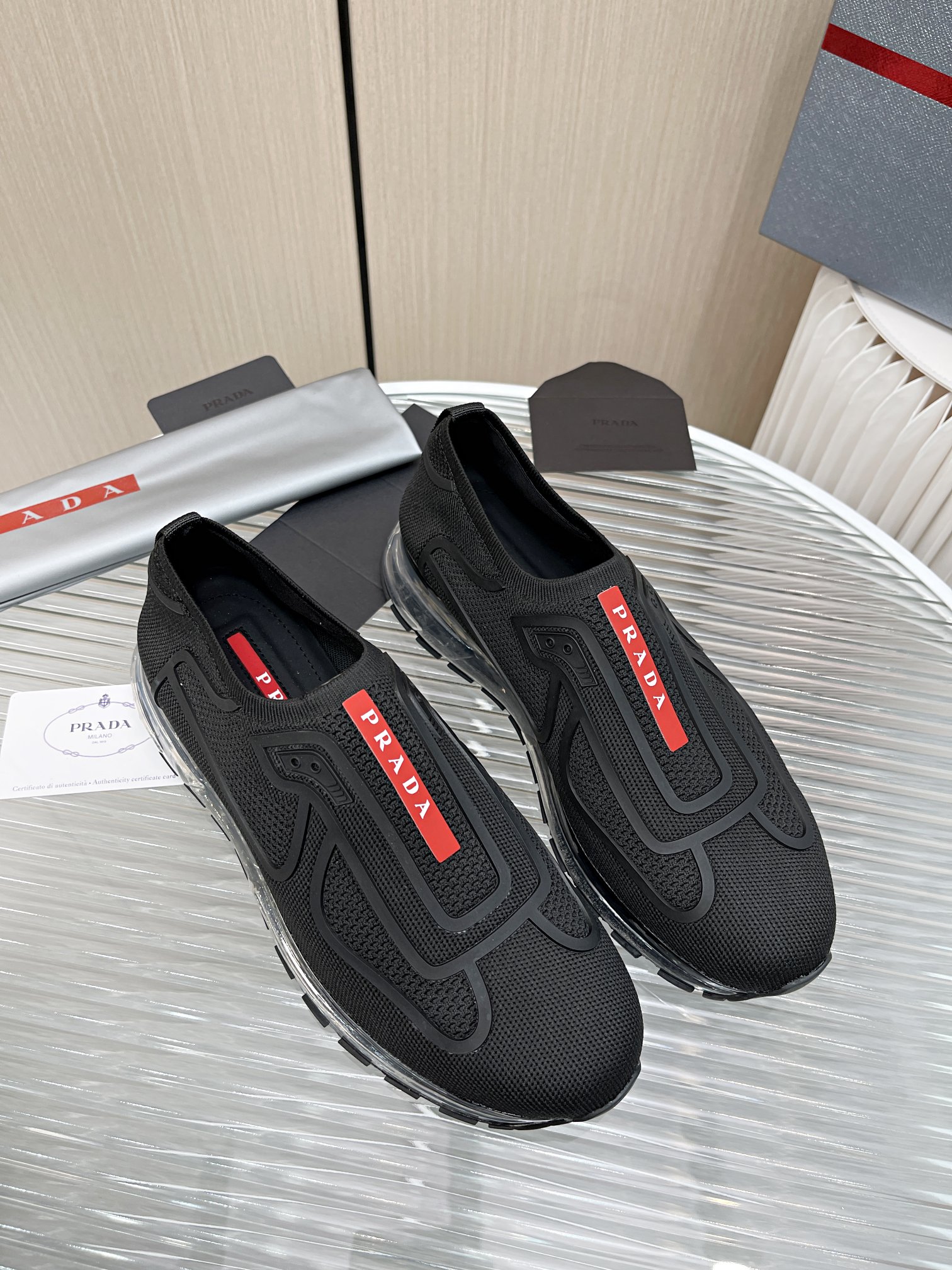 Men P*rada Top Sneaker ( )