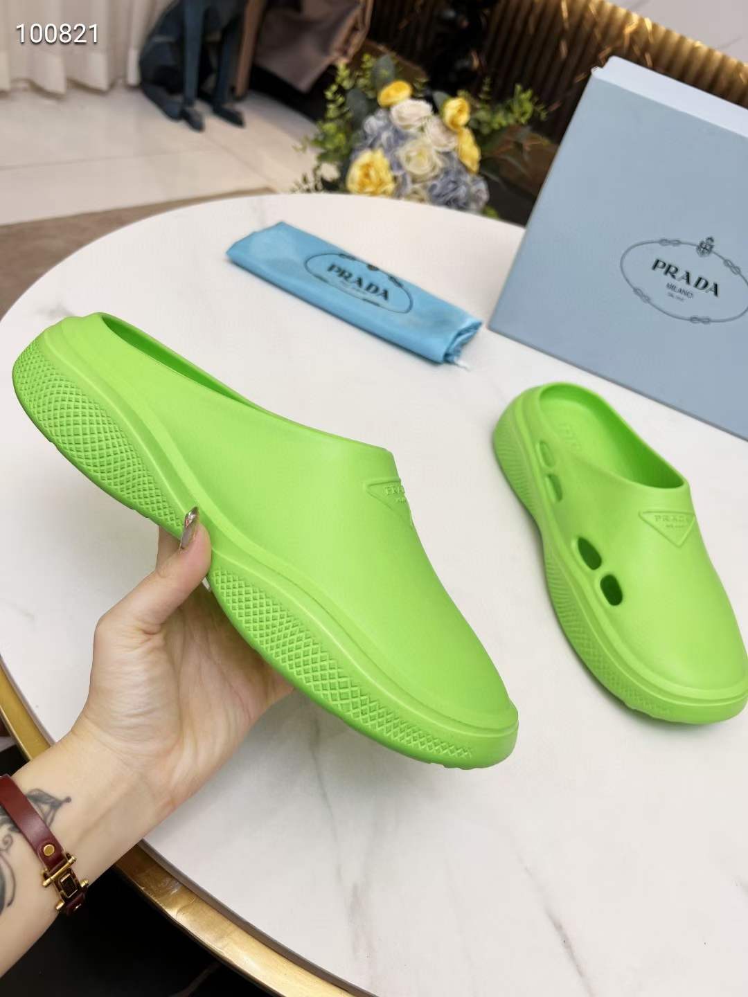 Men Women P*rada Top Slippers （ ）