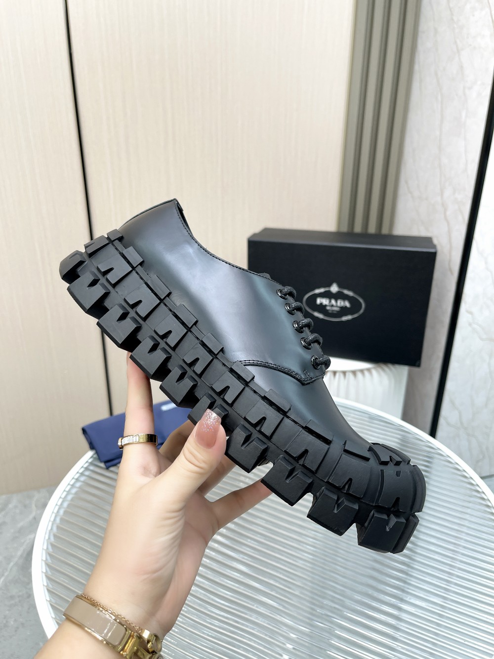 Men P*rada Top Sneaker （ ）