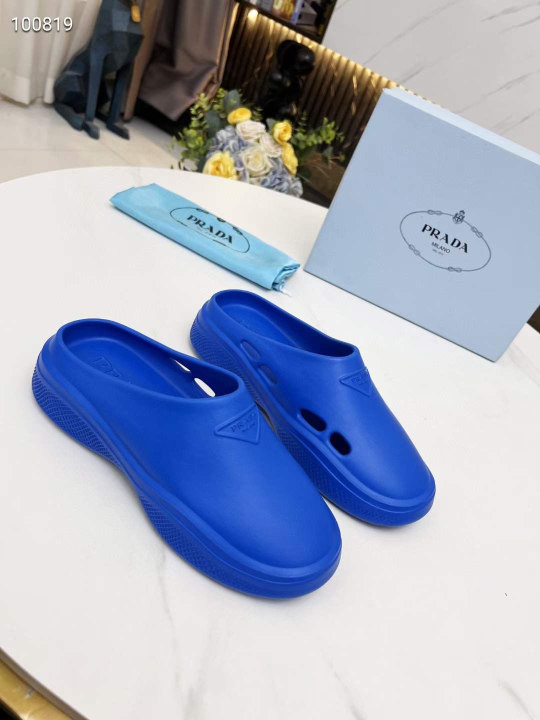 Men Women P*rada Top Slippers （ ）