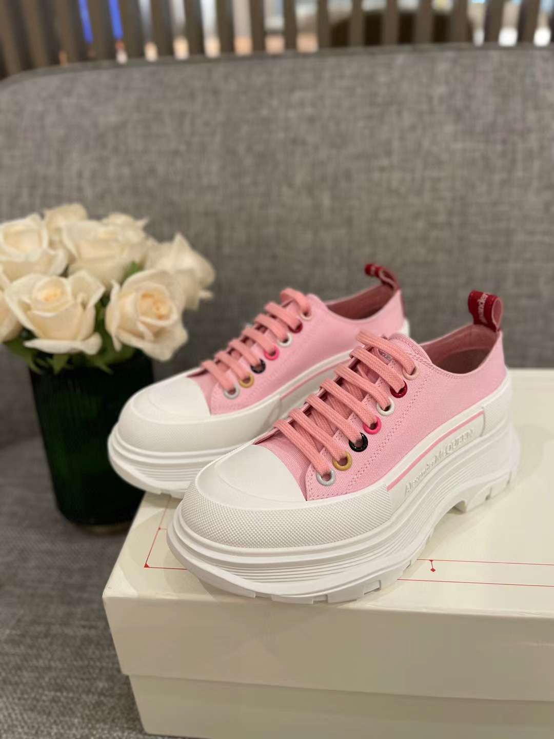 Men Women A*lexander M*cqueen Top Sneaker （ ）