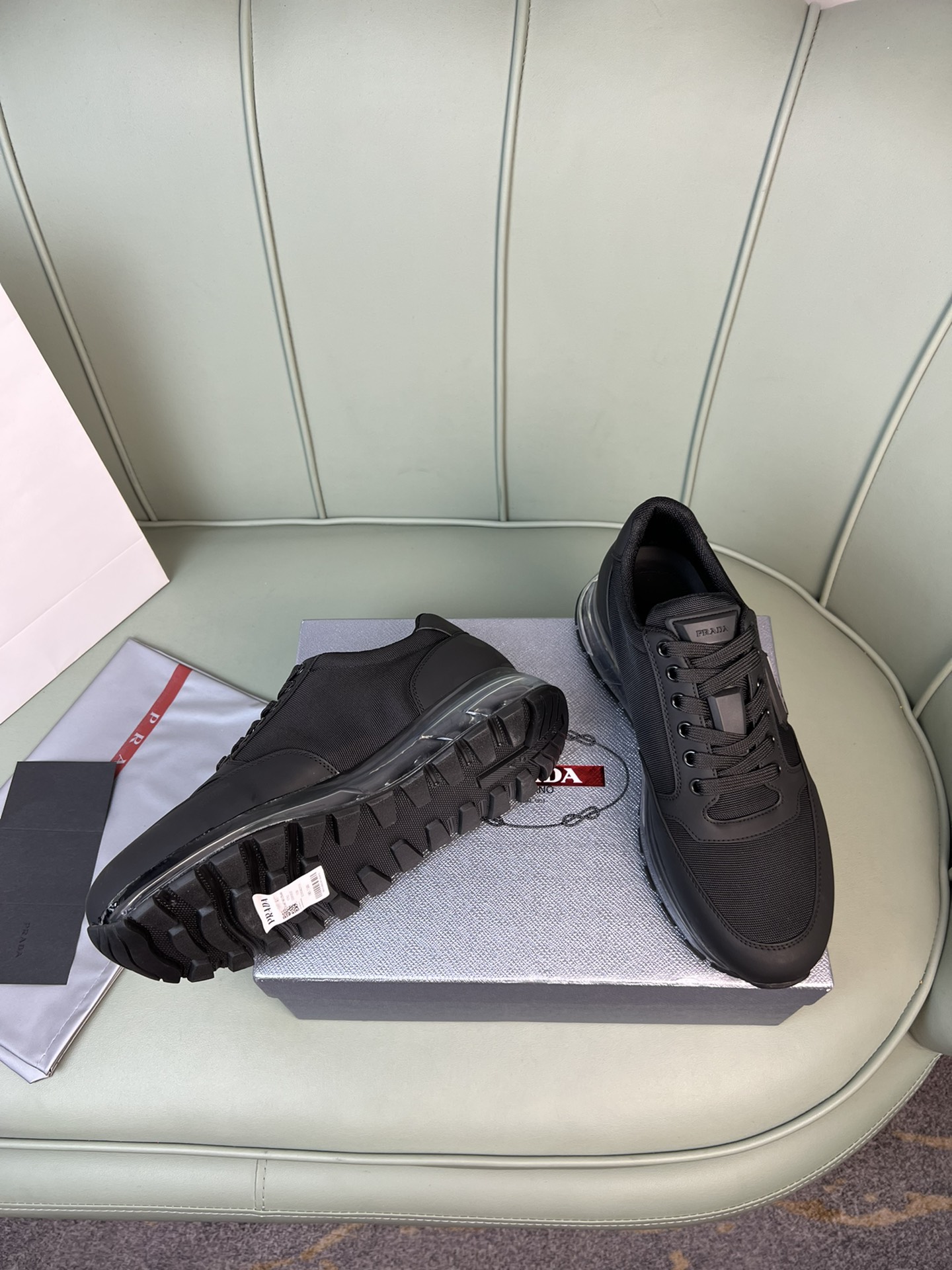 Men P*rada Top Sneaker ( )