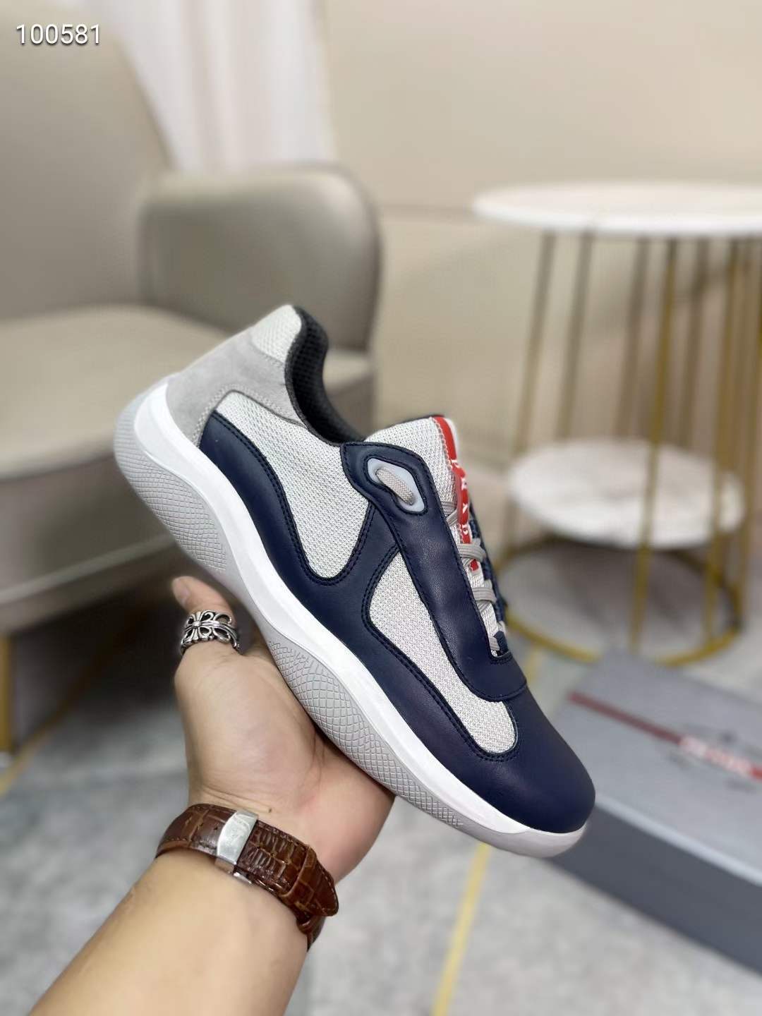 Men P*rada Top Sneaker （ ）