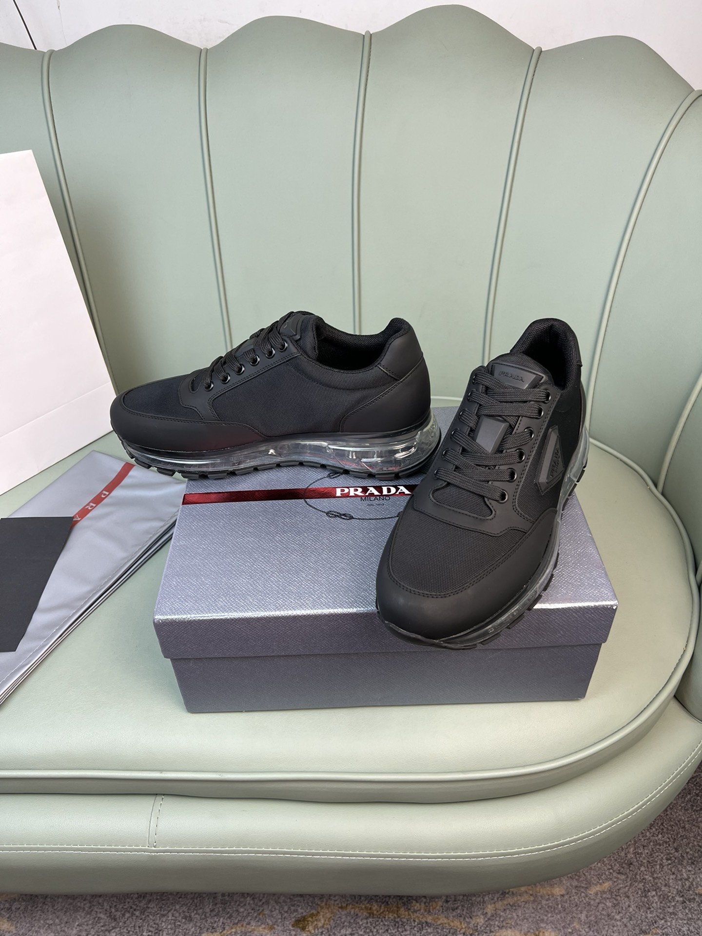 Men P*rada Top Sneaker ( )