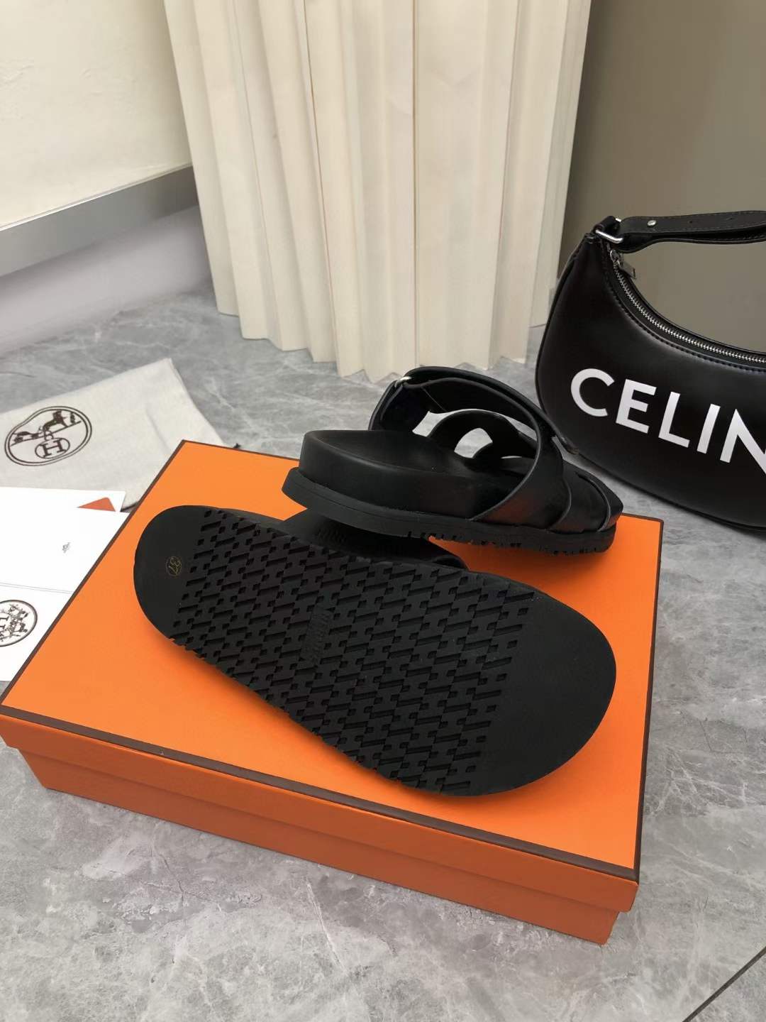 Men Women H*ermes Top Sandals