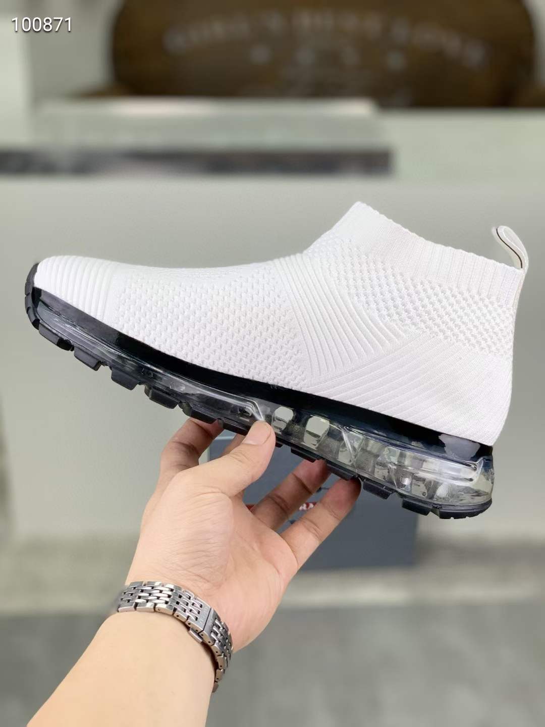 Men P*rada Top Sneakers